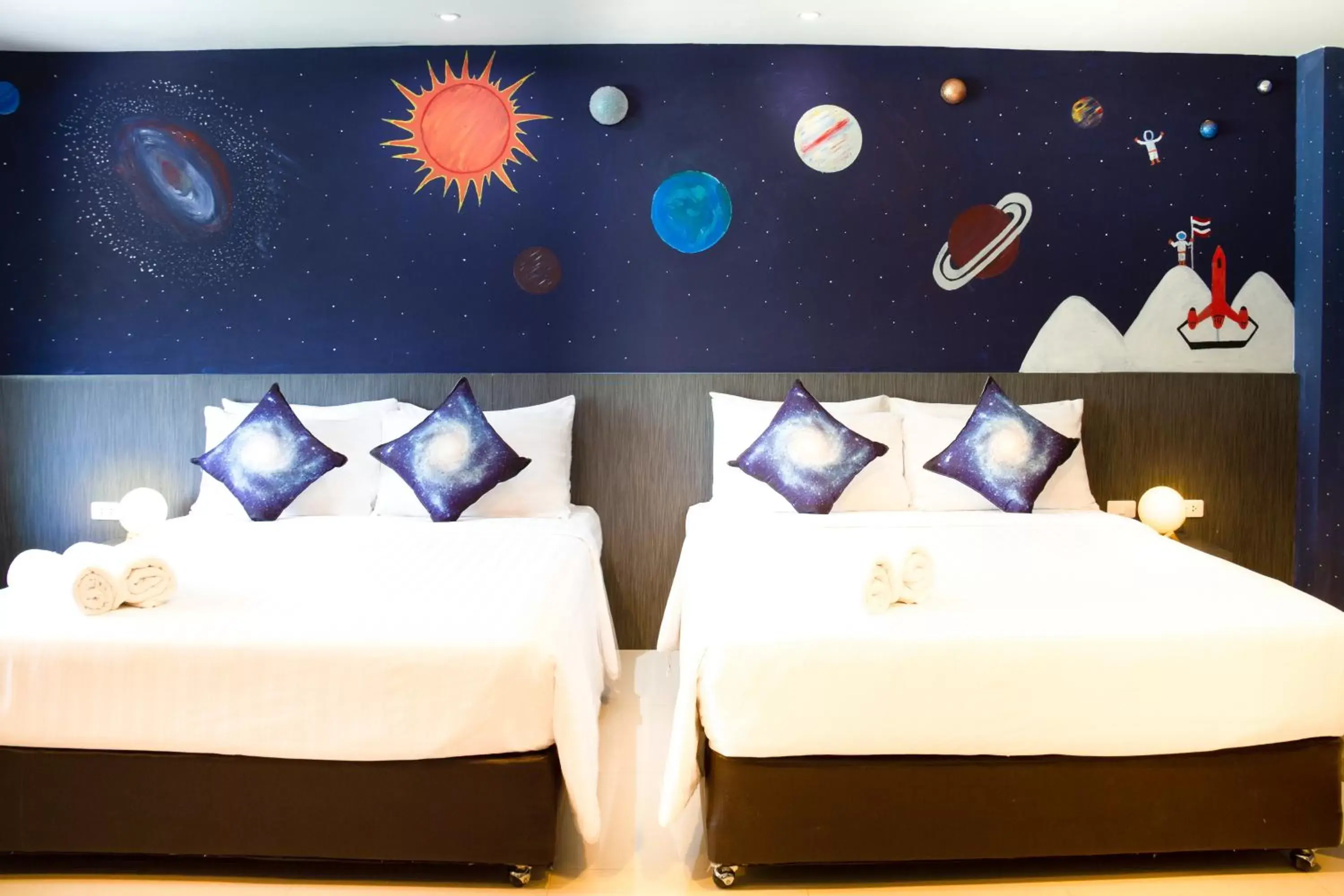 Decorative detail, Bed in FX Hotel Pattaya