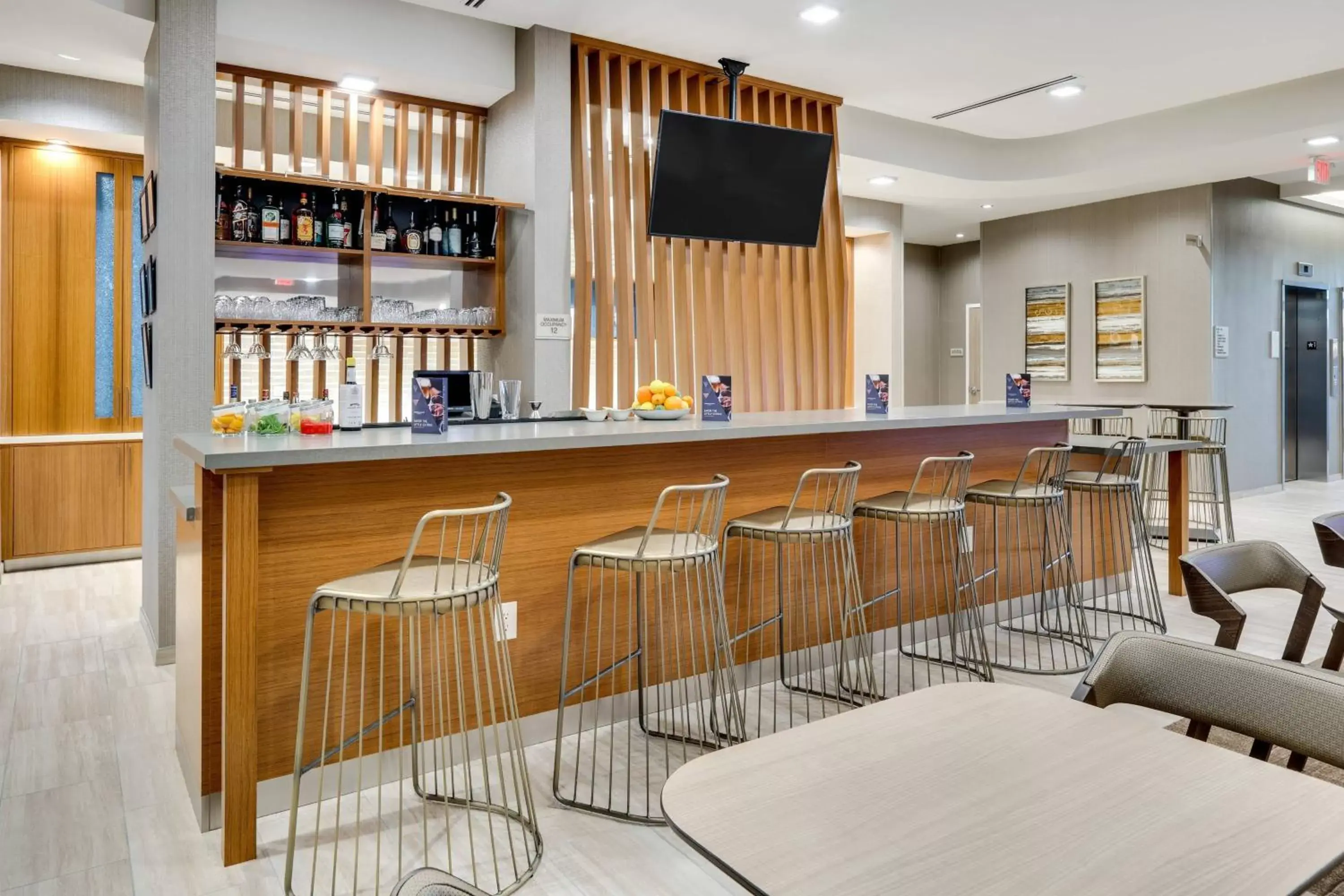 Lobby or reception, Lounge/Bar in SpringHill Suites by Marriott Dallas Mansfield