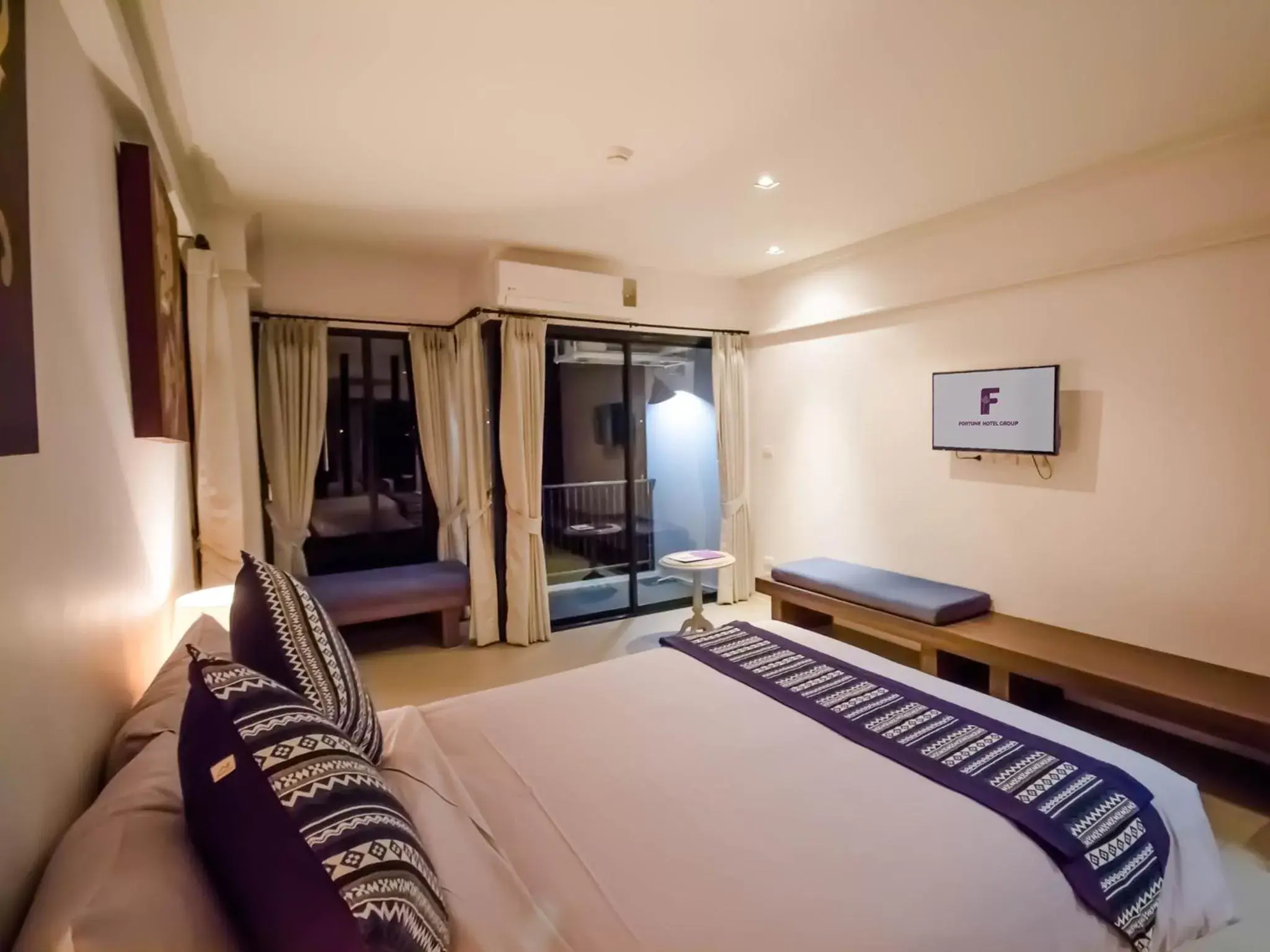 Bed in Fortune Riverview Hotel Chiang Khong