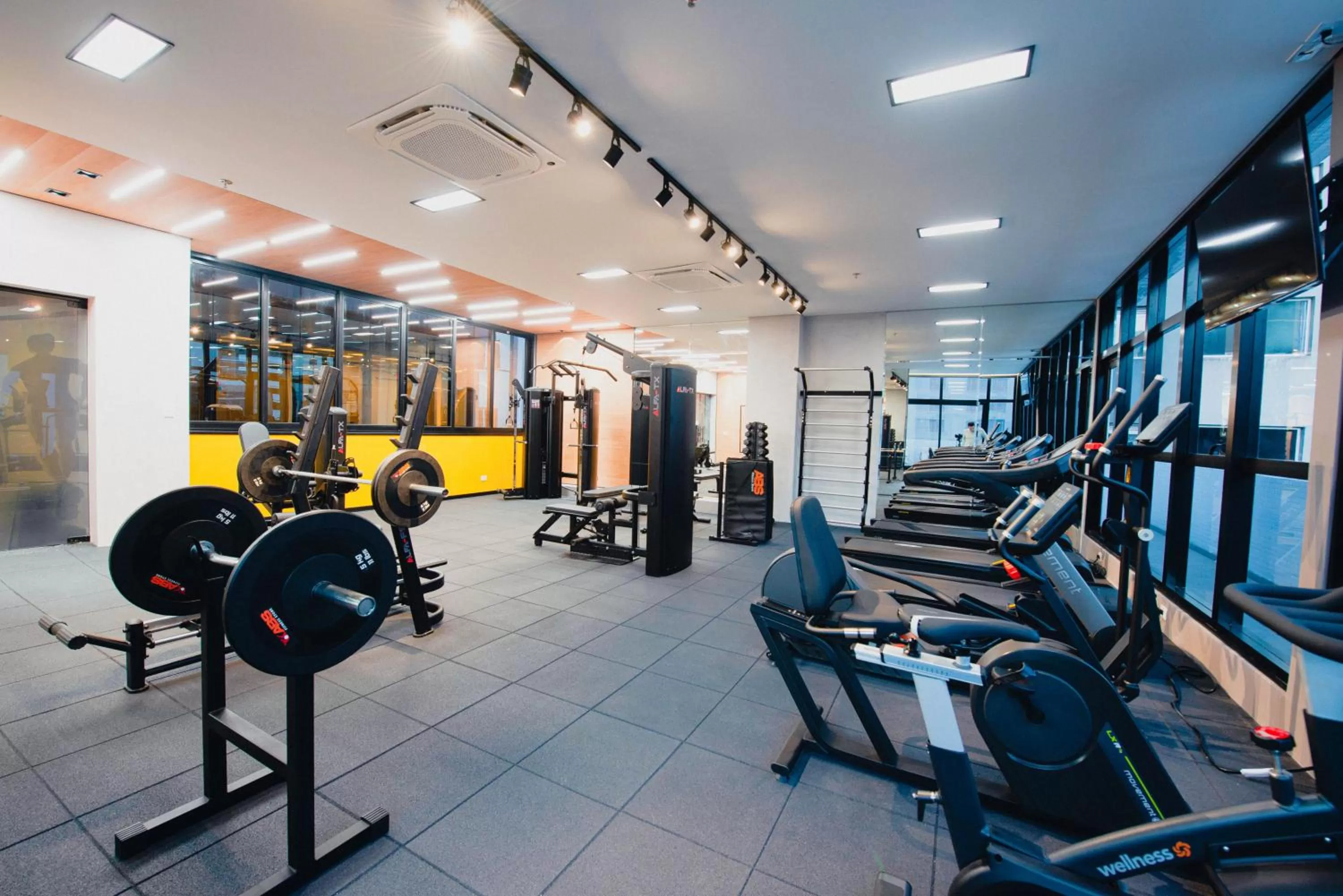 Fitness centre/facilities in ibis Curitiba Shopping