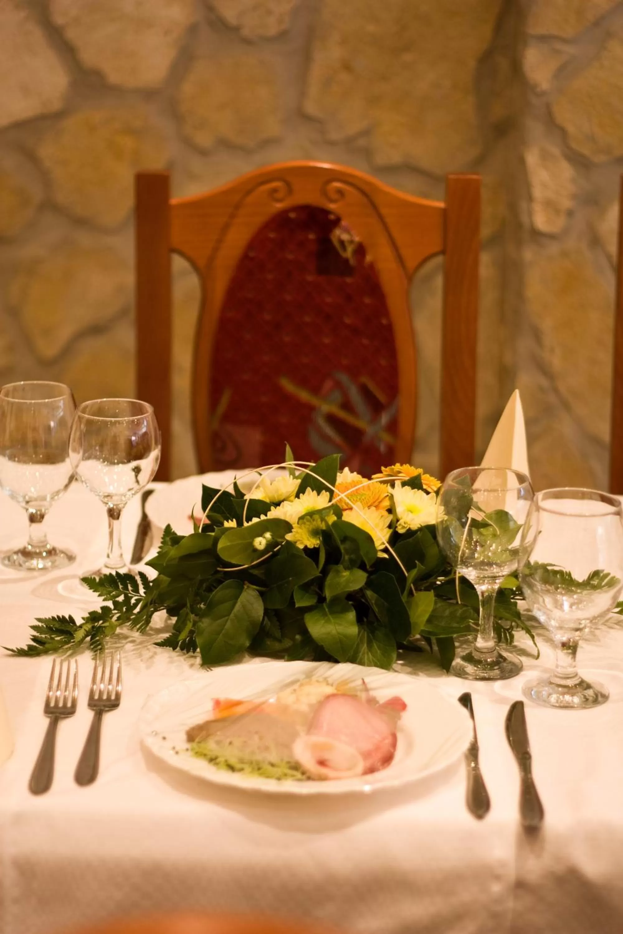 Food close-up in Central Panzió Gyula