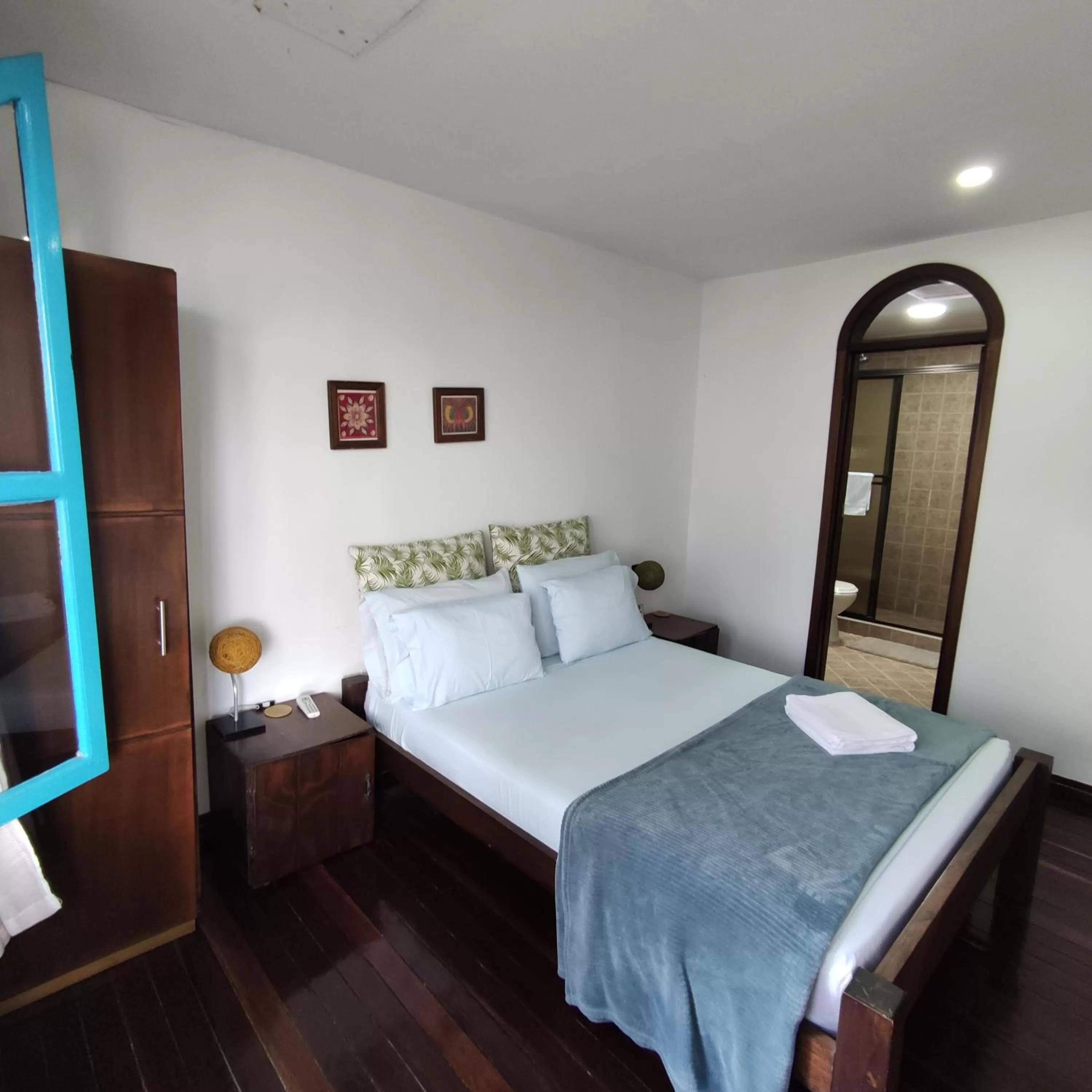 Bed in Hosteria De Mi Pueblo