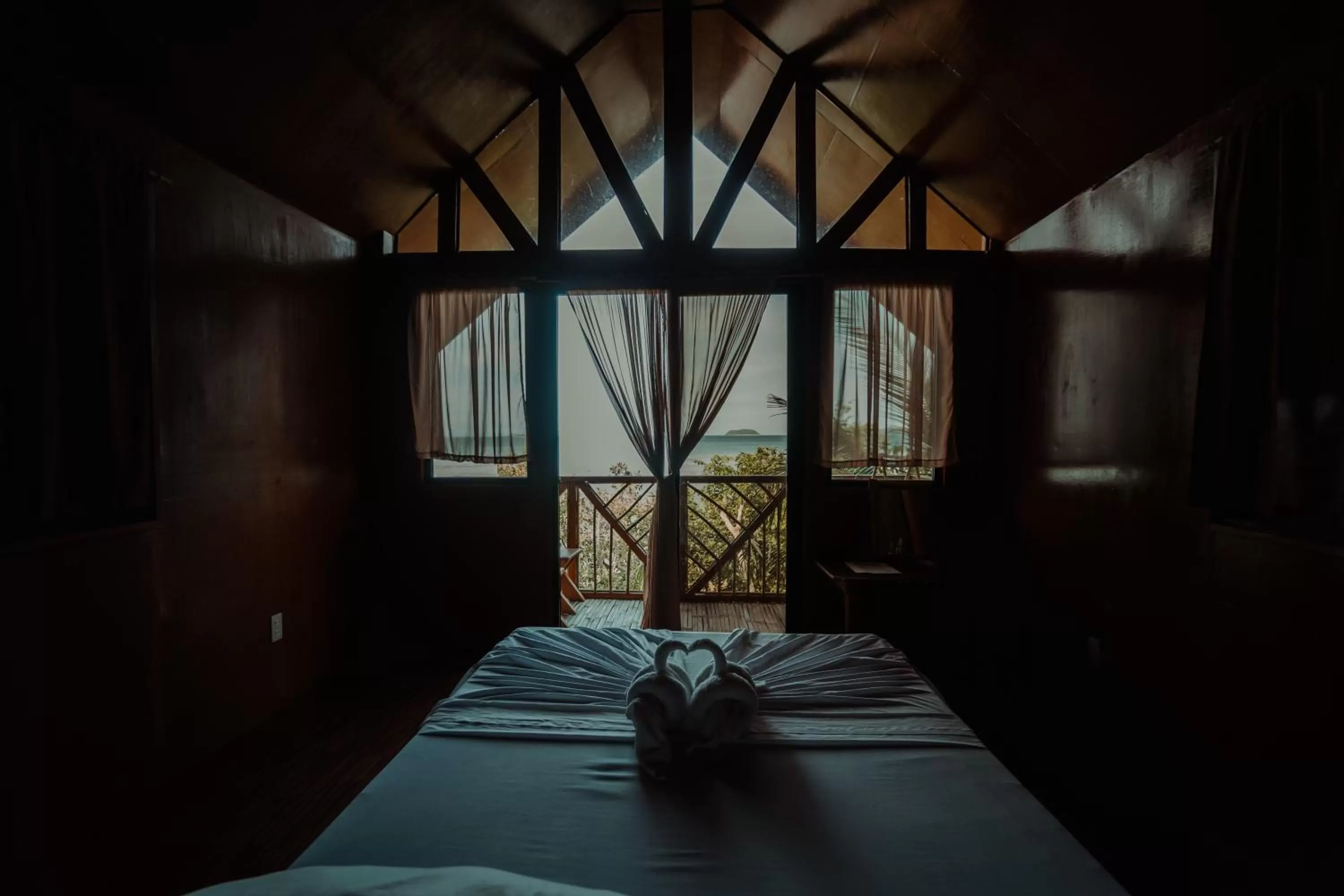 Bed in Cocovana Beach Resort