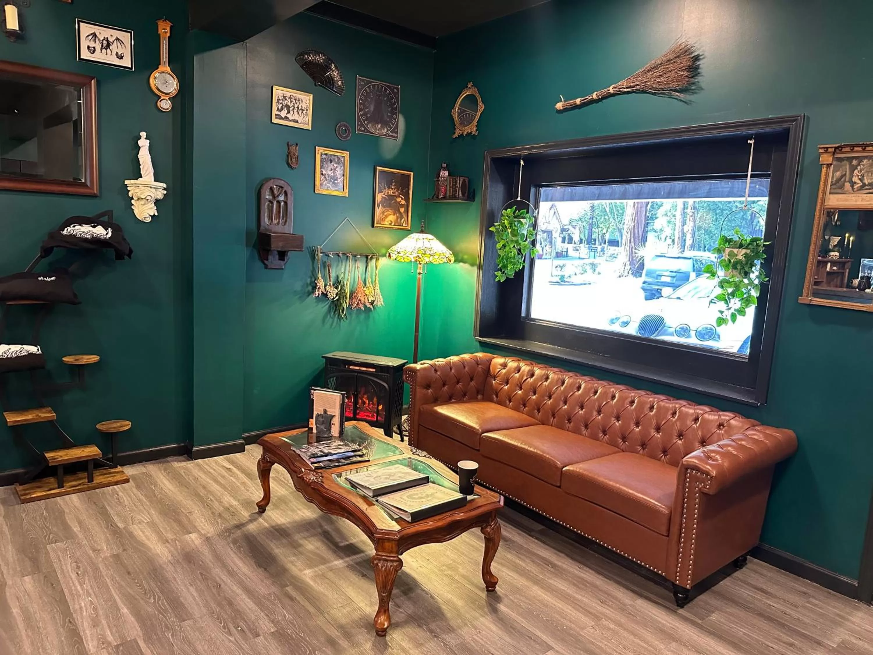 Business facilities in The Historic Brookdale Lodge, Santa Cruz Mountains