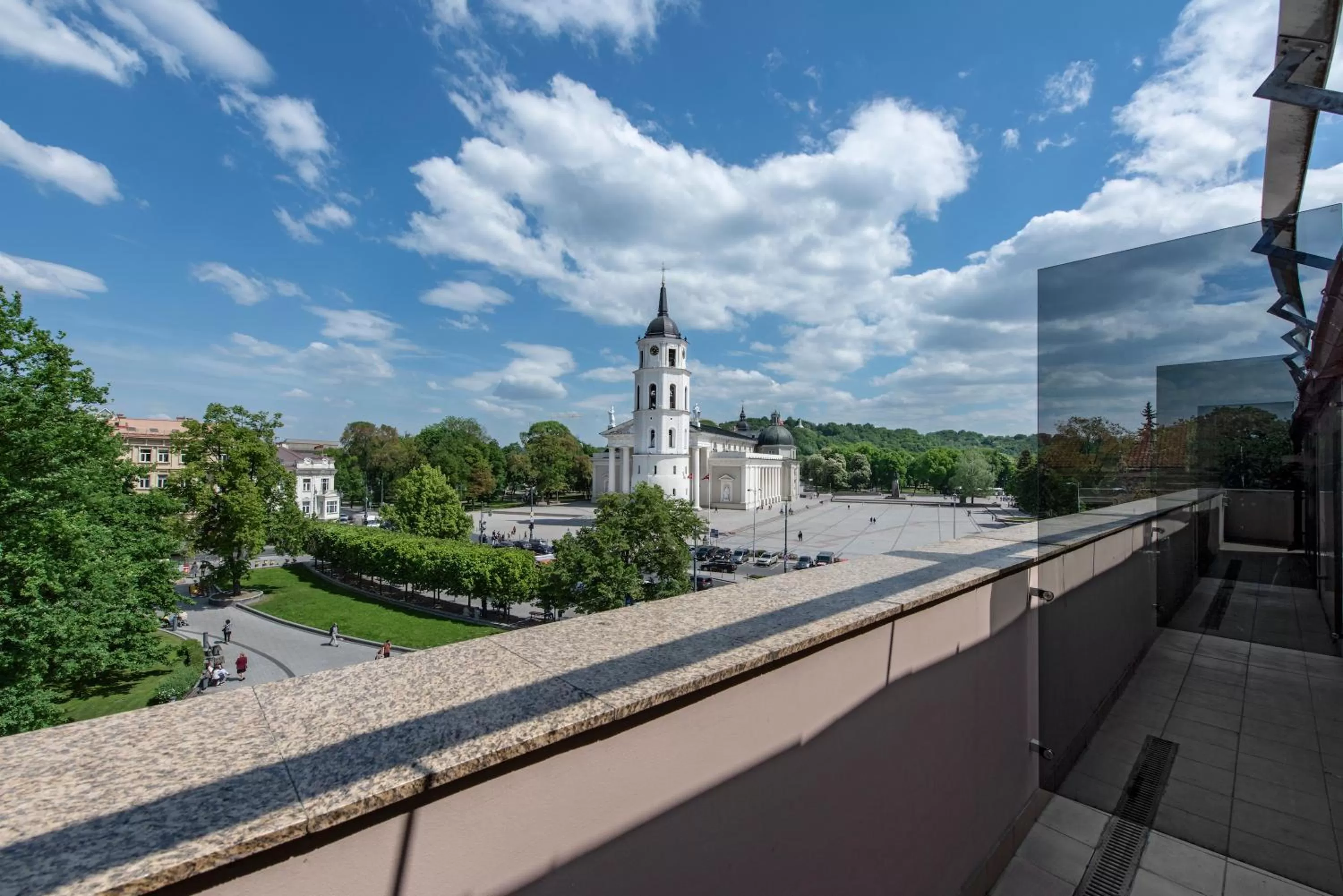 Balcony/Terrace in Amberton Cathedral Square Hotel Vilnius