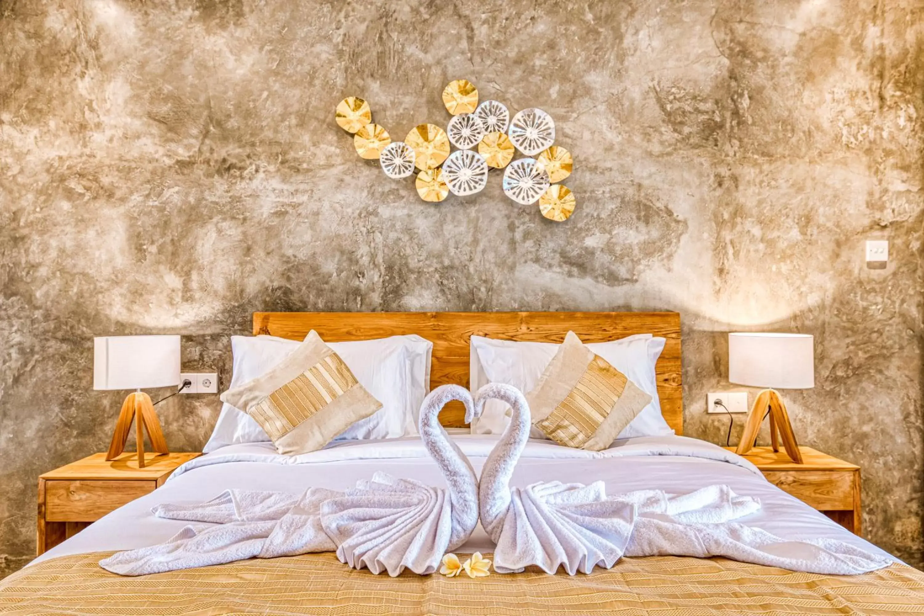 Bed in Villa Mirah Ubud Bed in Villa Mirah Ubud