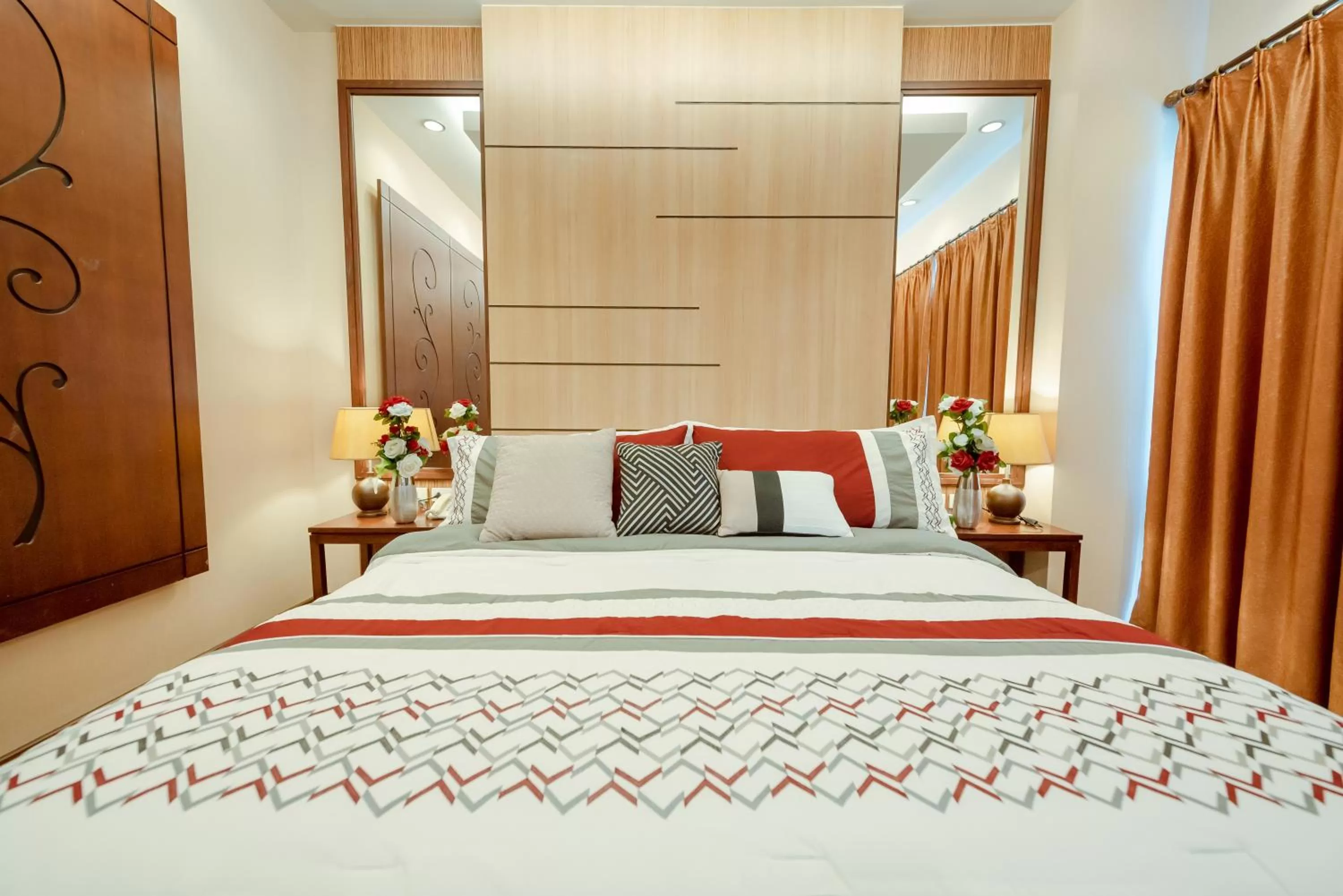 Bed in The Pannarai Hotel