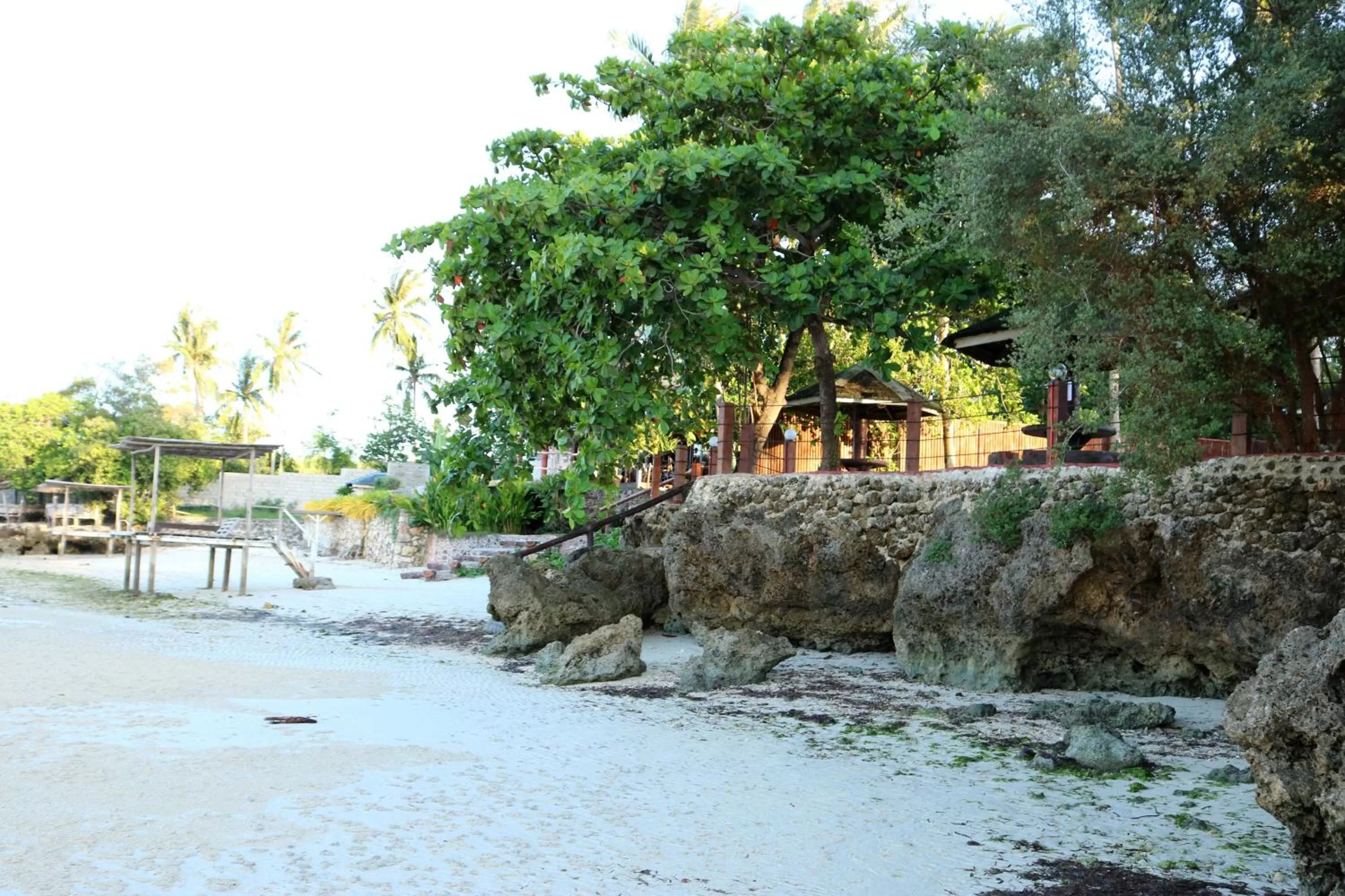 Beach in D's Oceanview Beach Resort