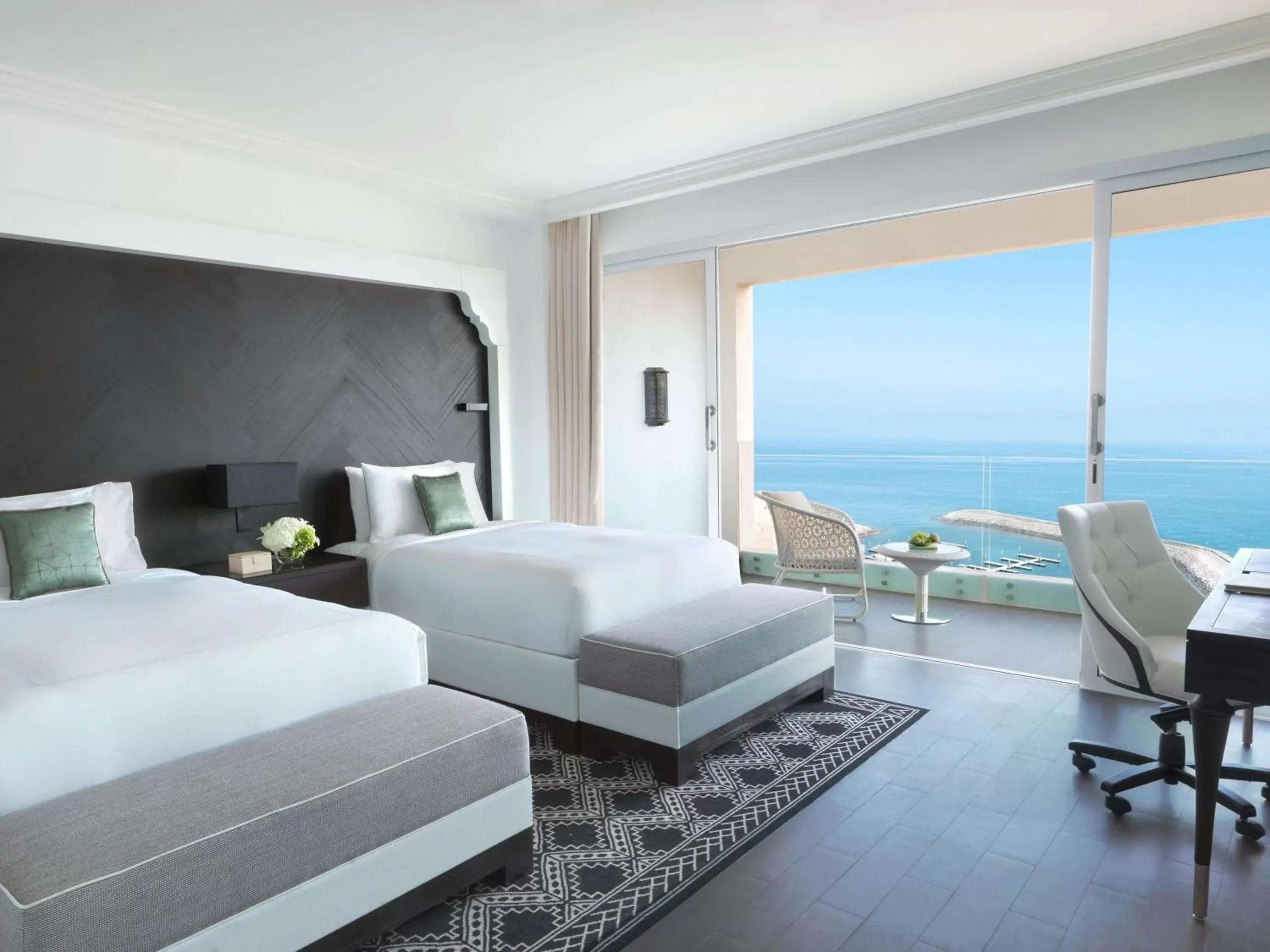 Bedroom in Fairmont Fujairah Beach Resort