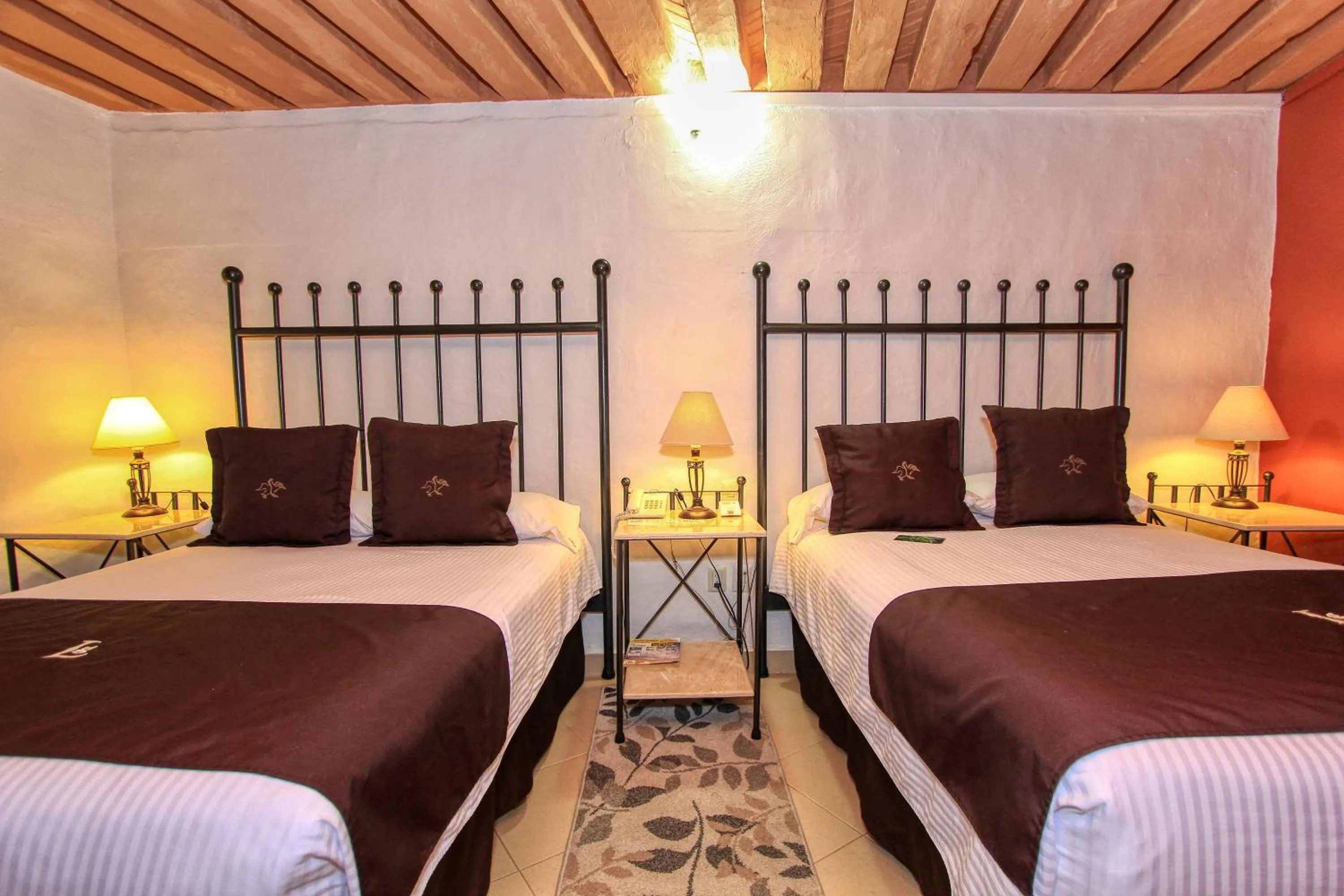 Decorative detail, Bed in La Casona de Don Lucas