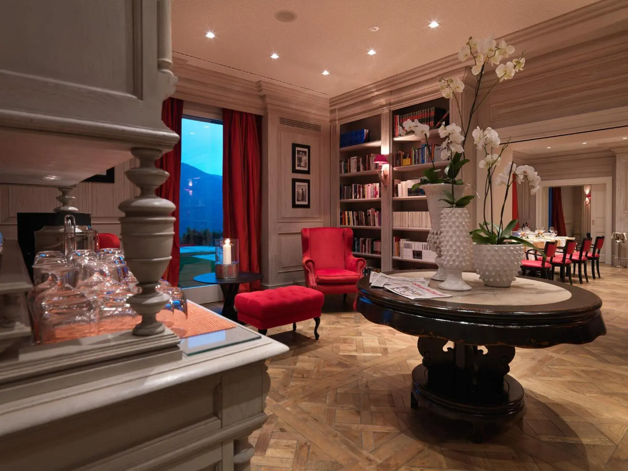 Library in Resort Collina d'Oro - Hotel, Residence & Spa