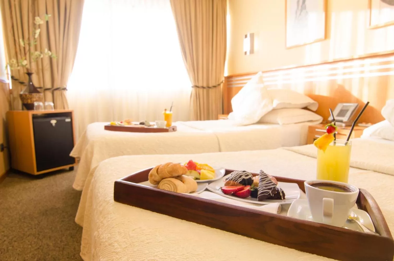 Spring, Bed in Hotel Restaurante Ankara