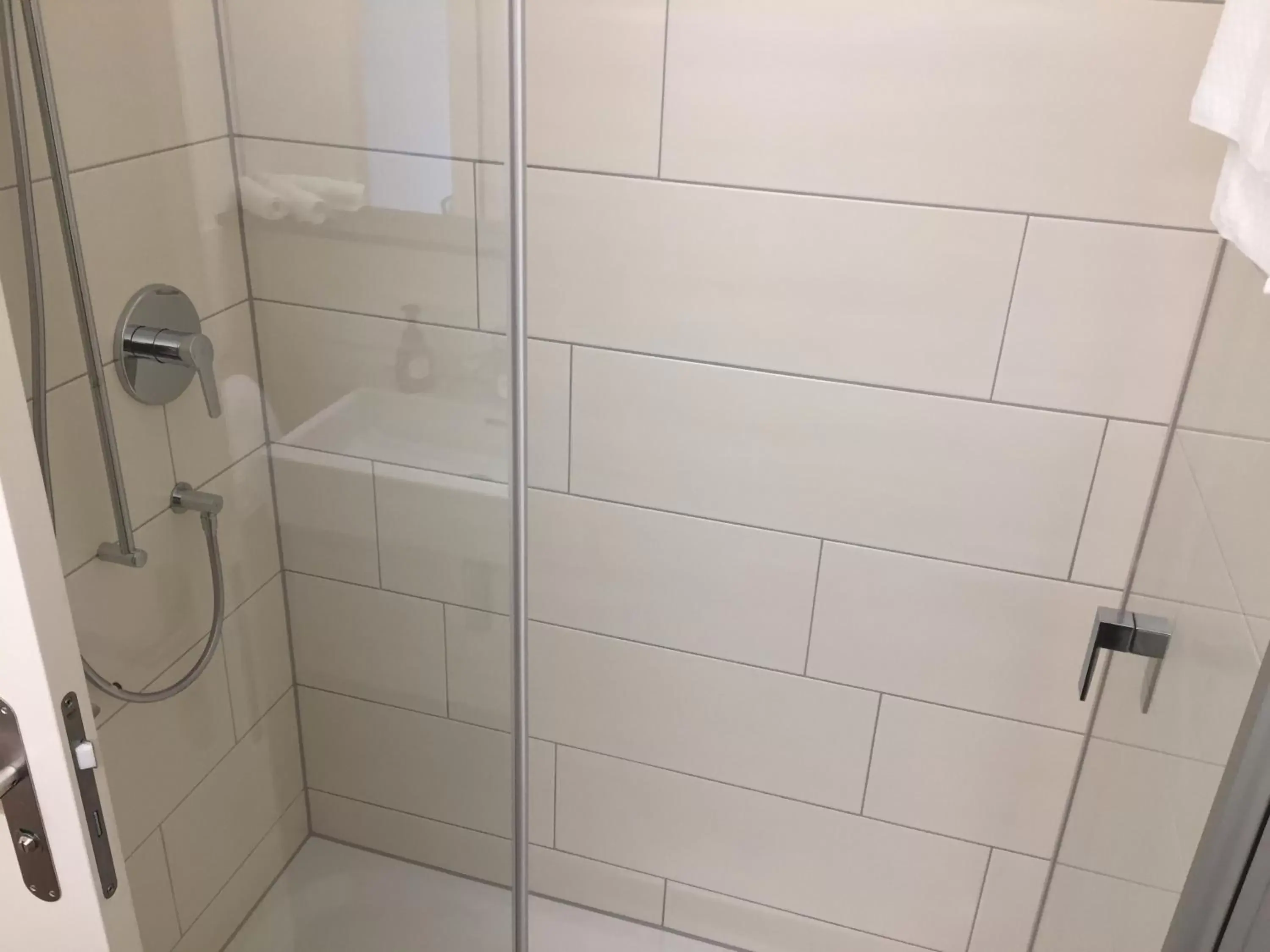 Shower, Bathroom in Gasthof National