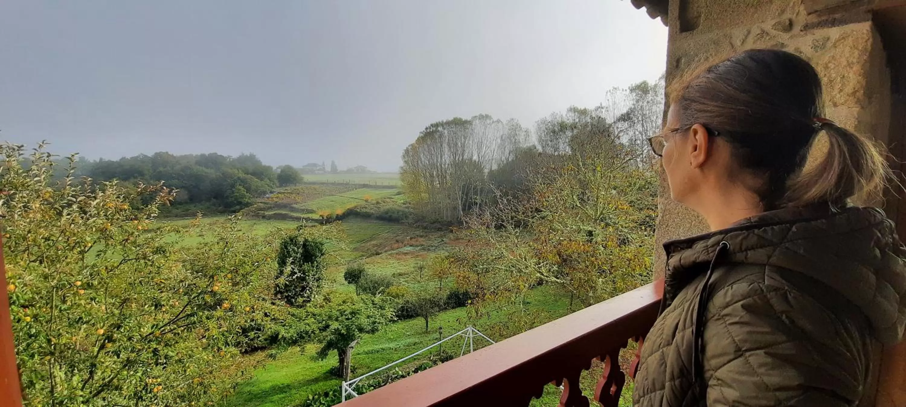 Garden view in Rectoral de Anllo
