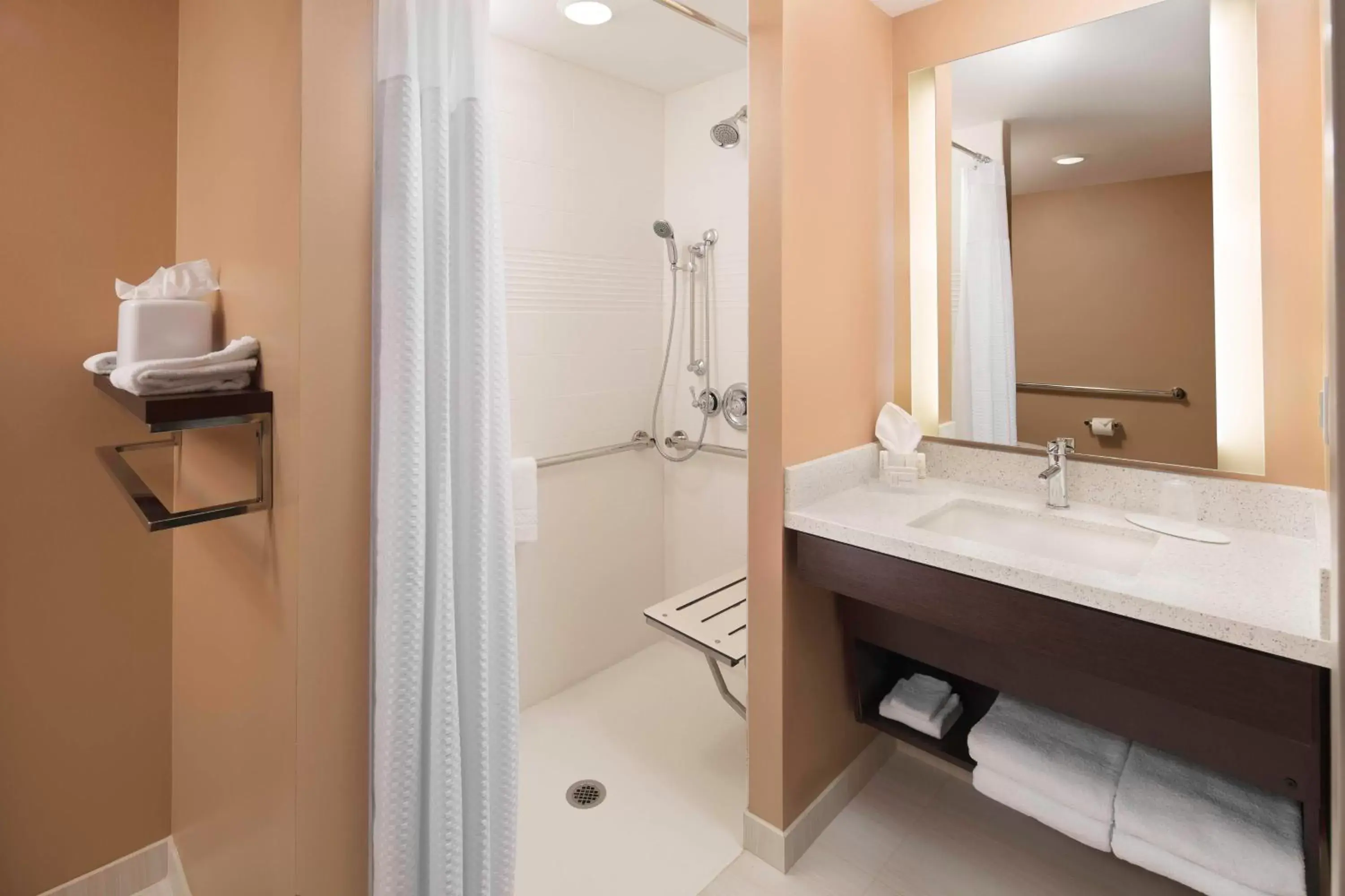 Bathroom in TownePlace Suites by Marriott San Diego Downtown