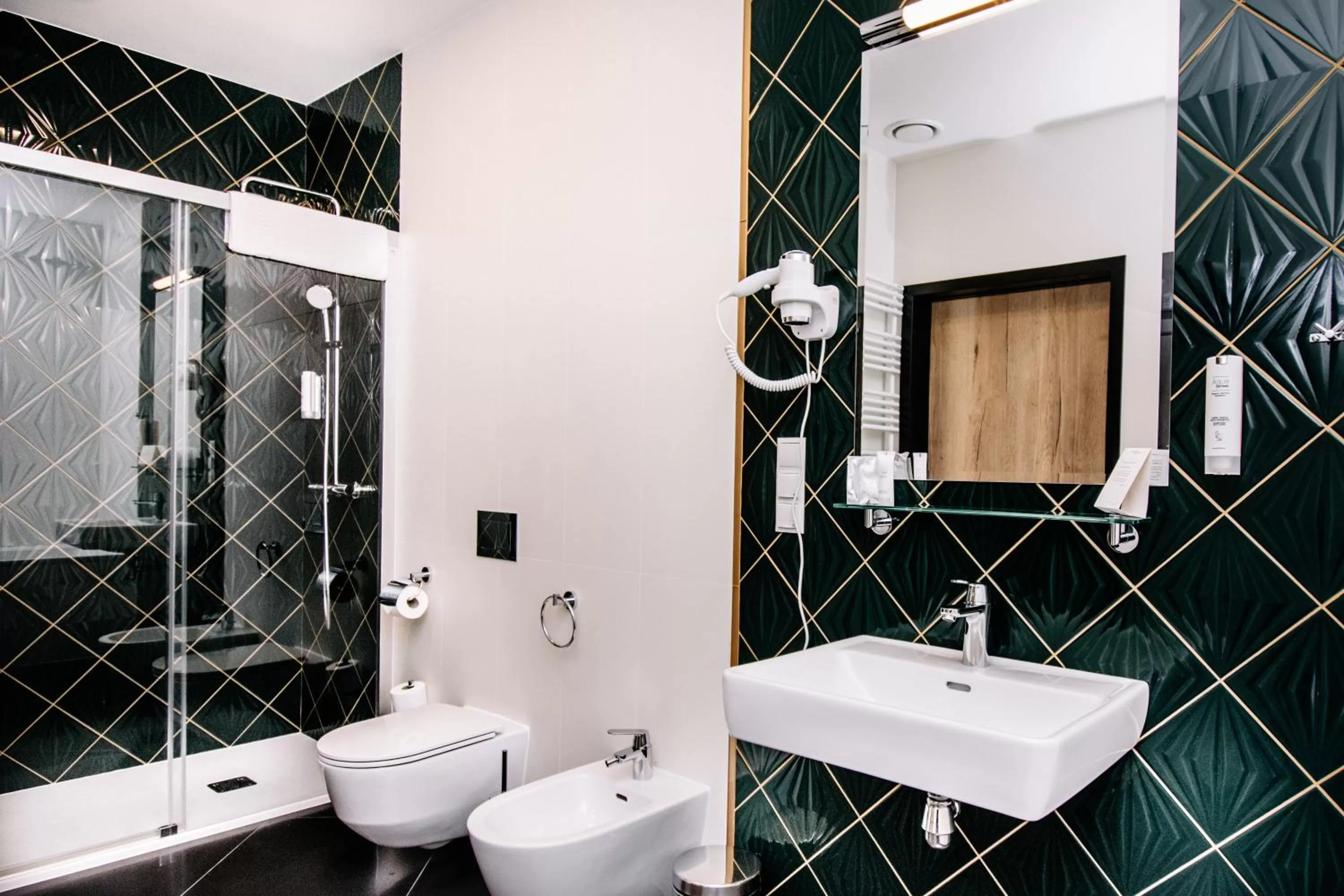 Shower in Ruben Hotel Zielona Góra