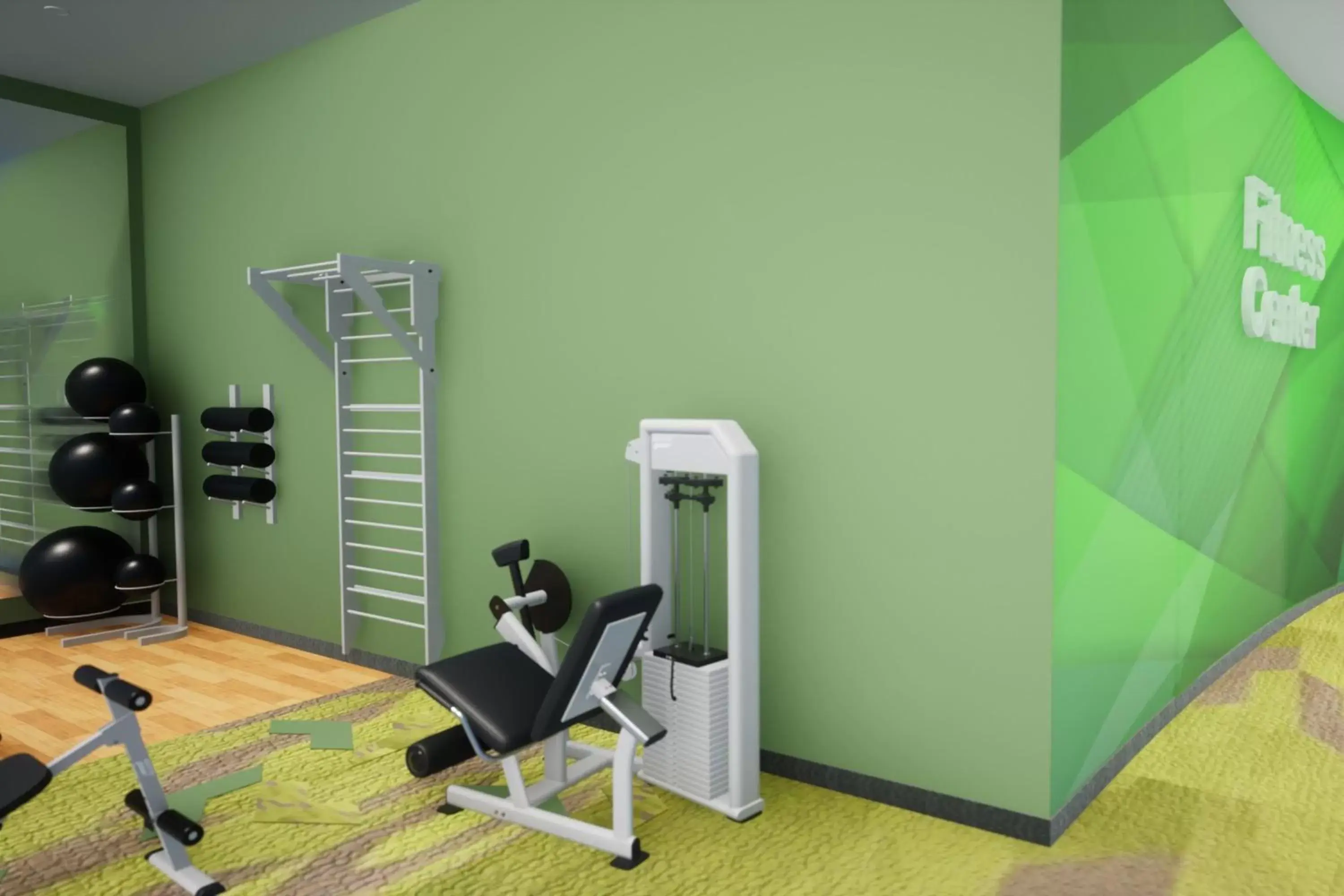 Fitness centre/facilities in Courtyard by Marriott Tuxpan Veracruz