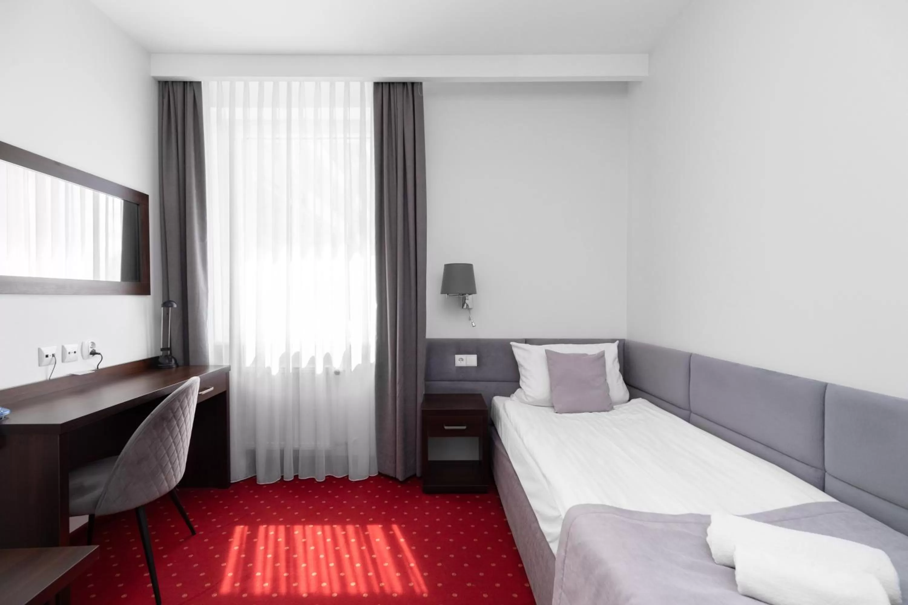 Bed in Hotel Maraton