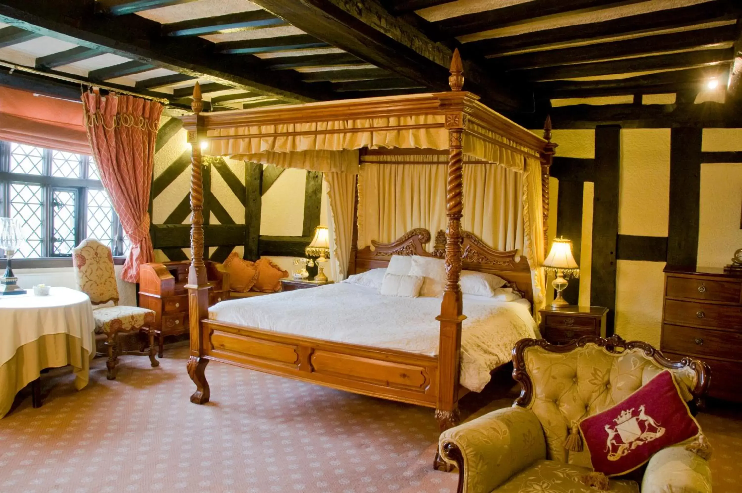 Bed in Albright Hussey Manor