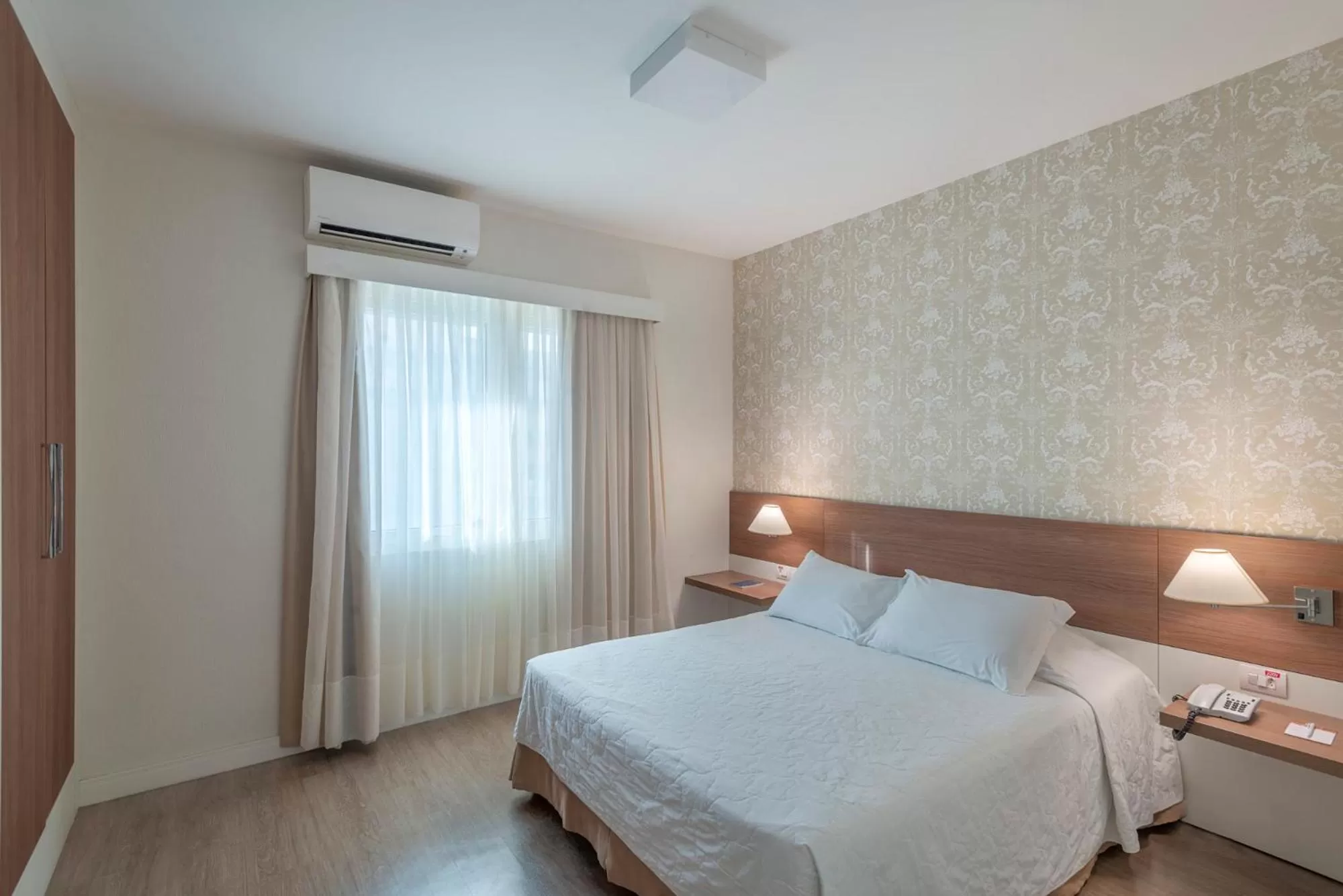 Bed in Hotel Glória Blumenau