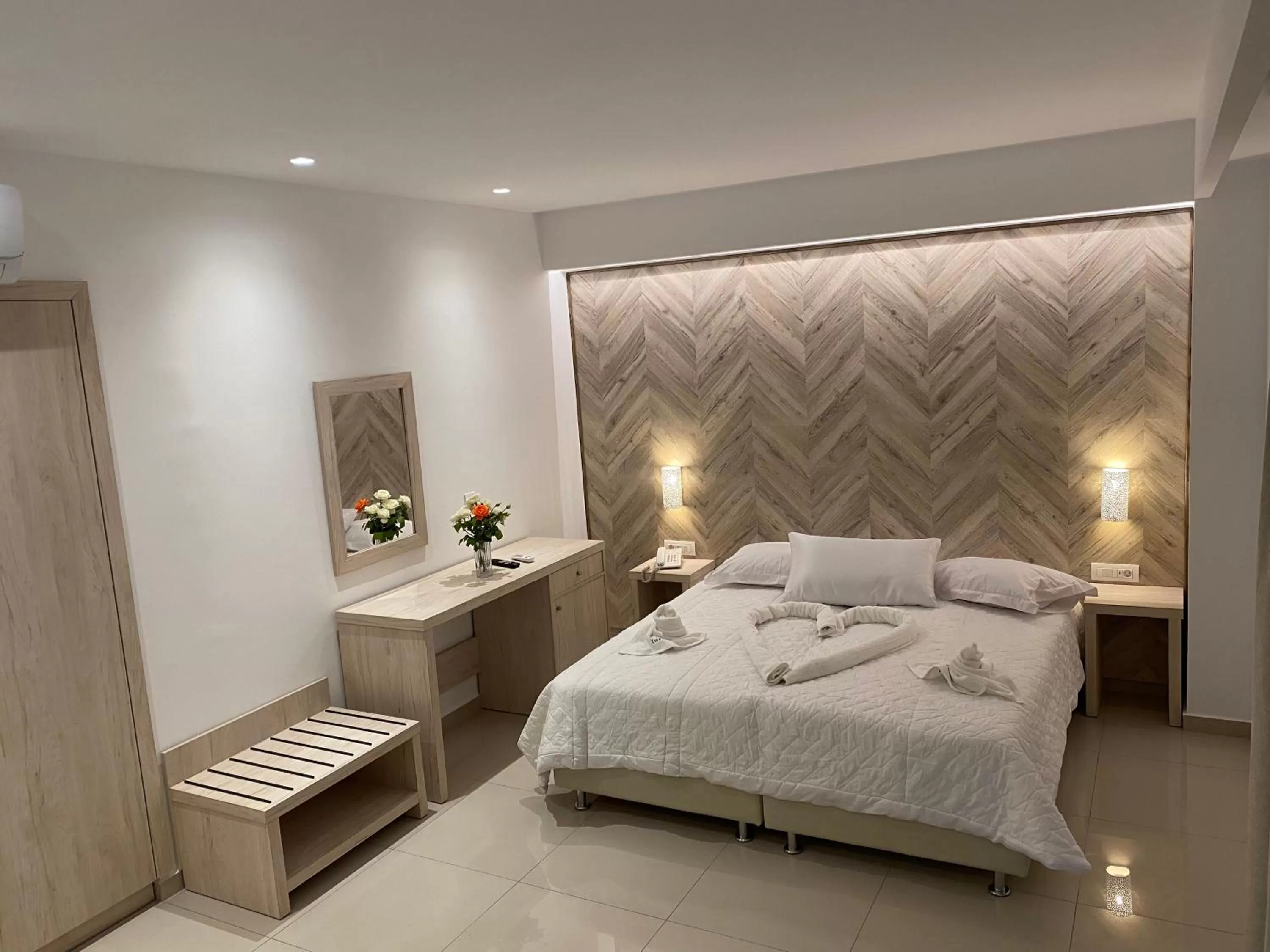 Bed in Agrelli Hotel & Suites