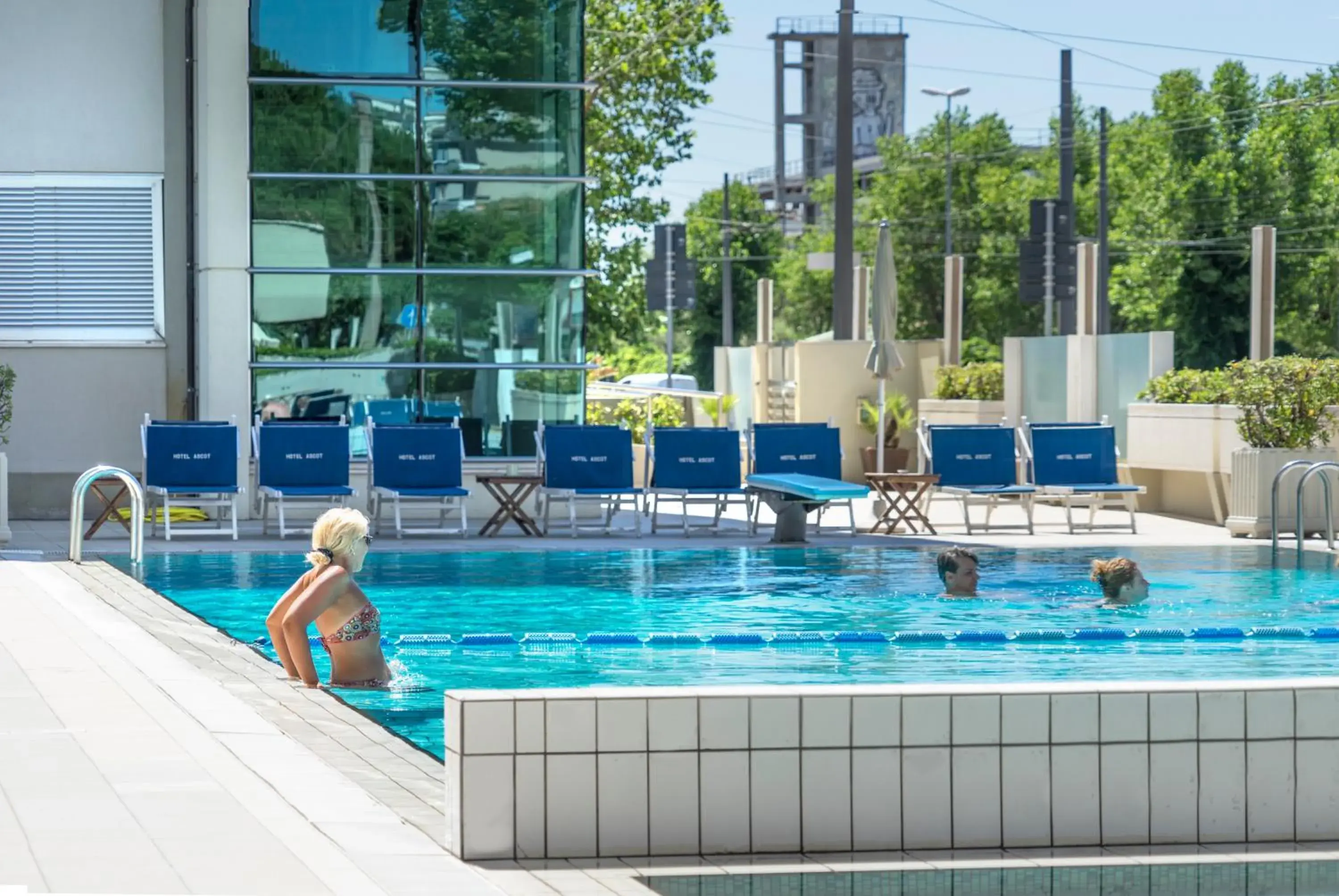 Pool view, Swimming Pool in Hotel Ascot & Spa