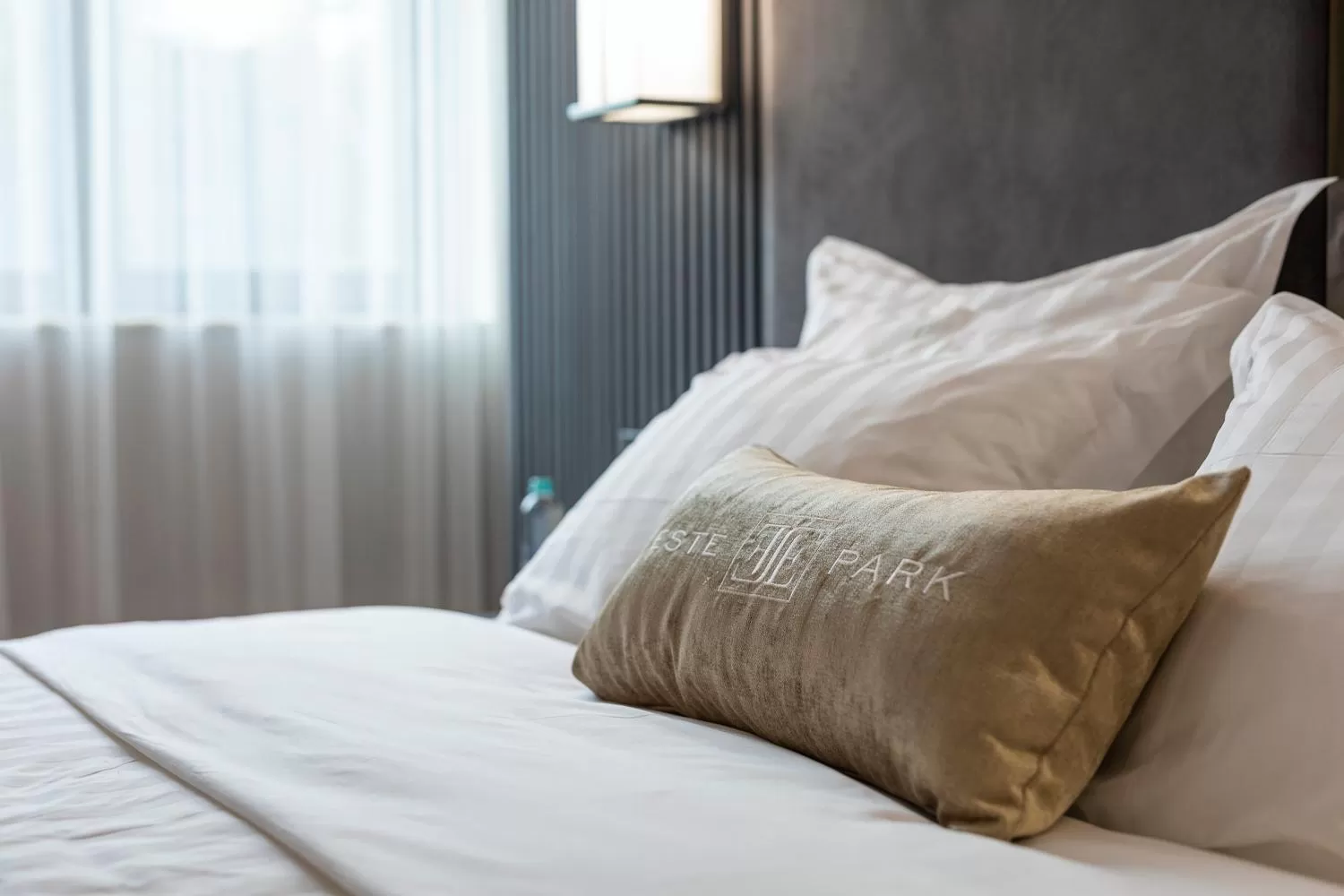 Bed in -- ESTE PARK HOTEL -- part of Urban Chic Luxury Design Hotels - Parking & Compliments - next to Shopping & Dining Mall Plovdiv