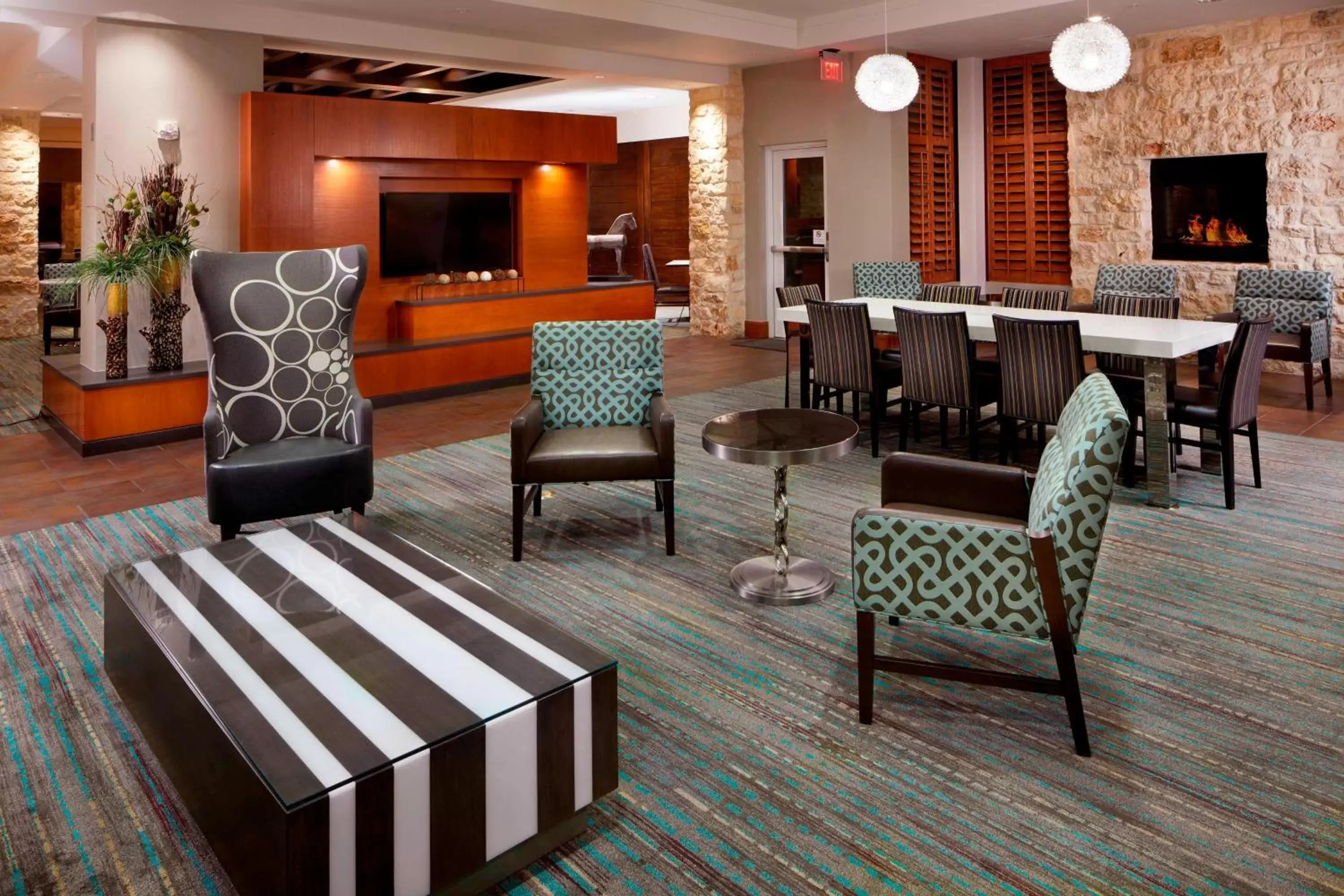 Lobby or reception in Residence Inn by Marriott San Antonio Six Flags at The RIM