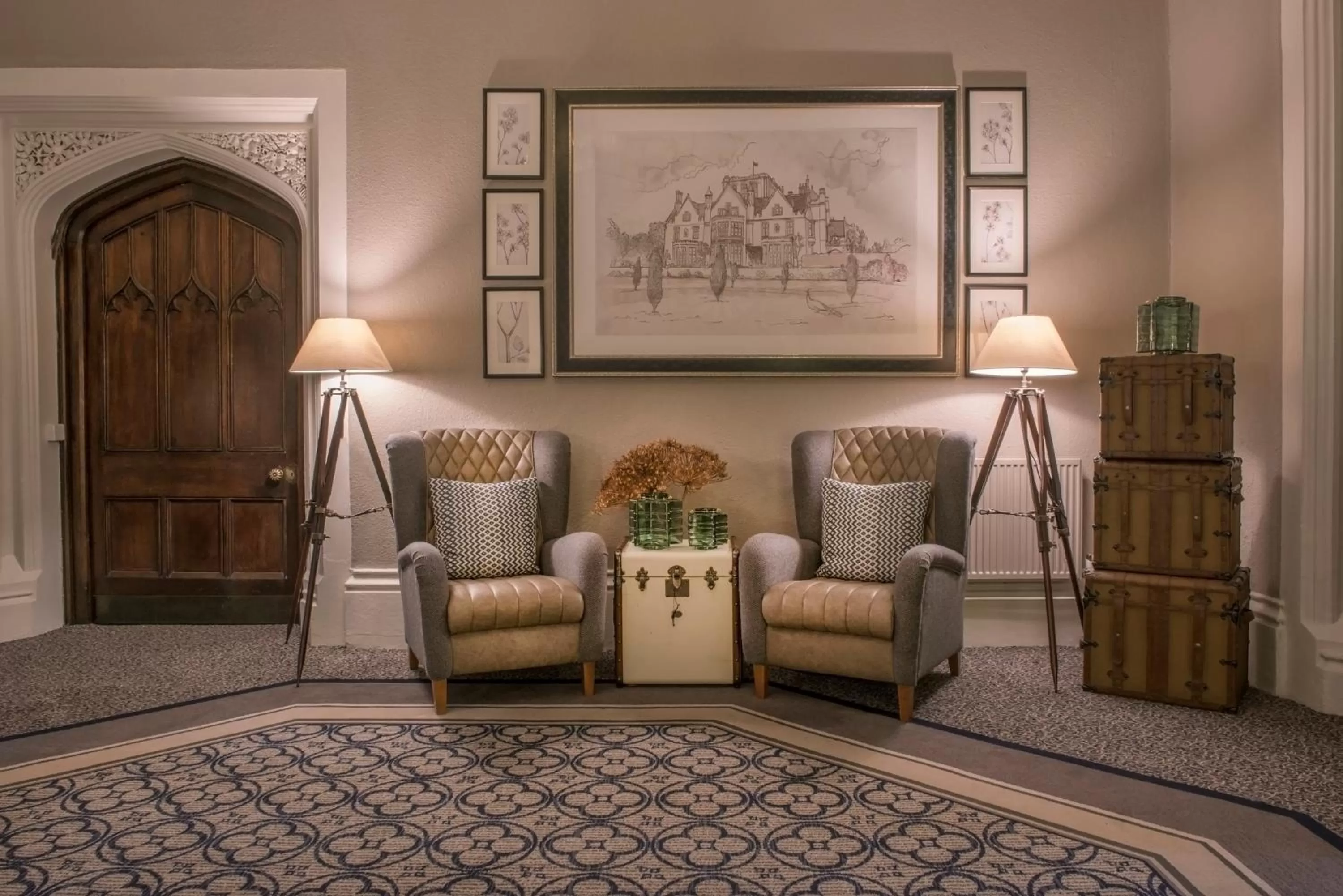 Lobby or reception in De Vere Tortworth Court