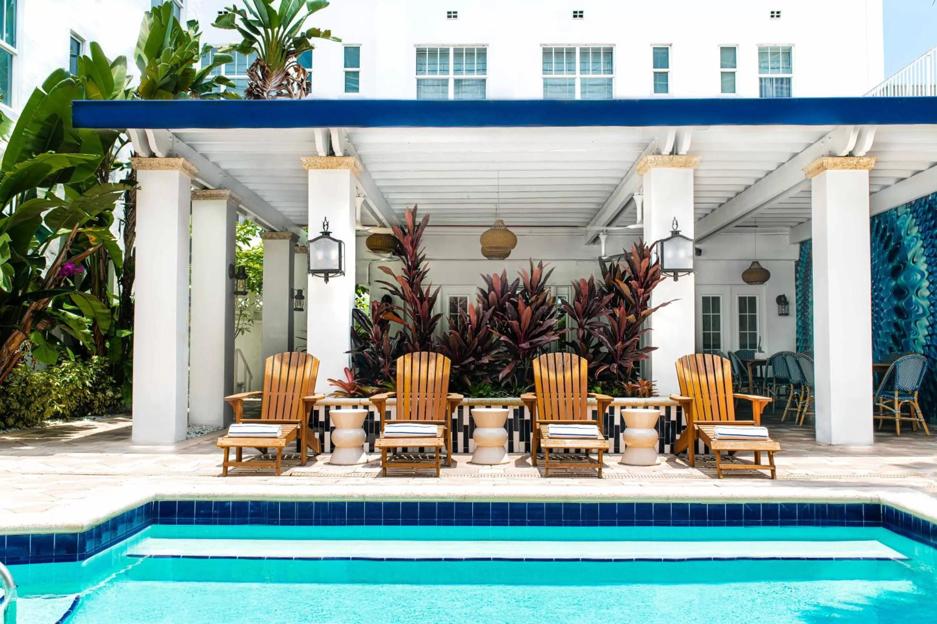 Swimming Pool in Blue Moon Hotel