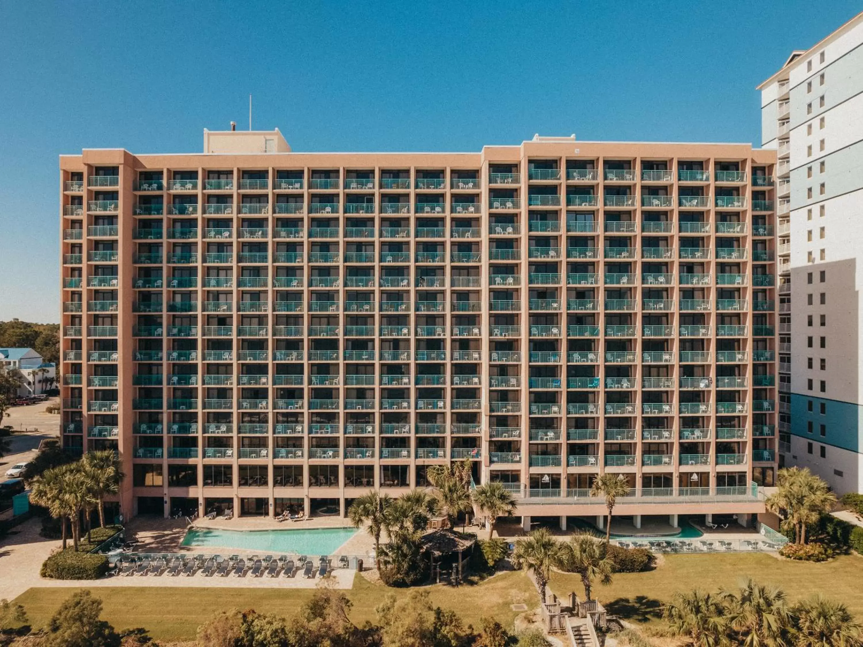 Property Building in Sandcastle Oceanfront Resort South Beach