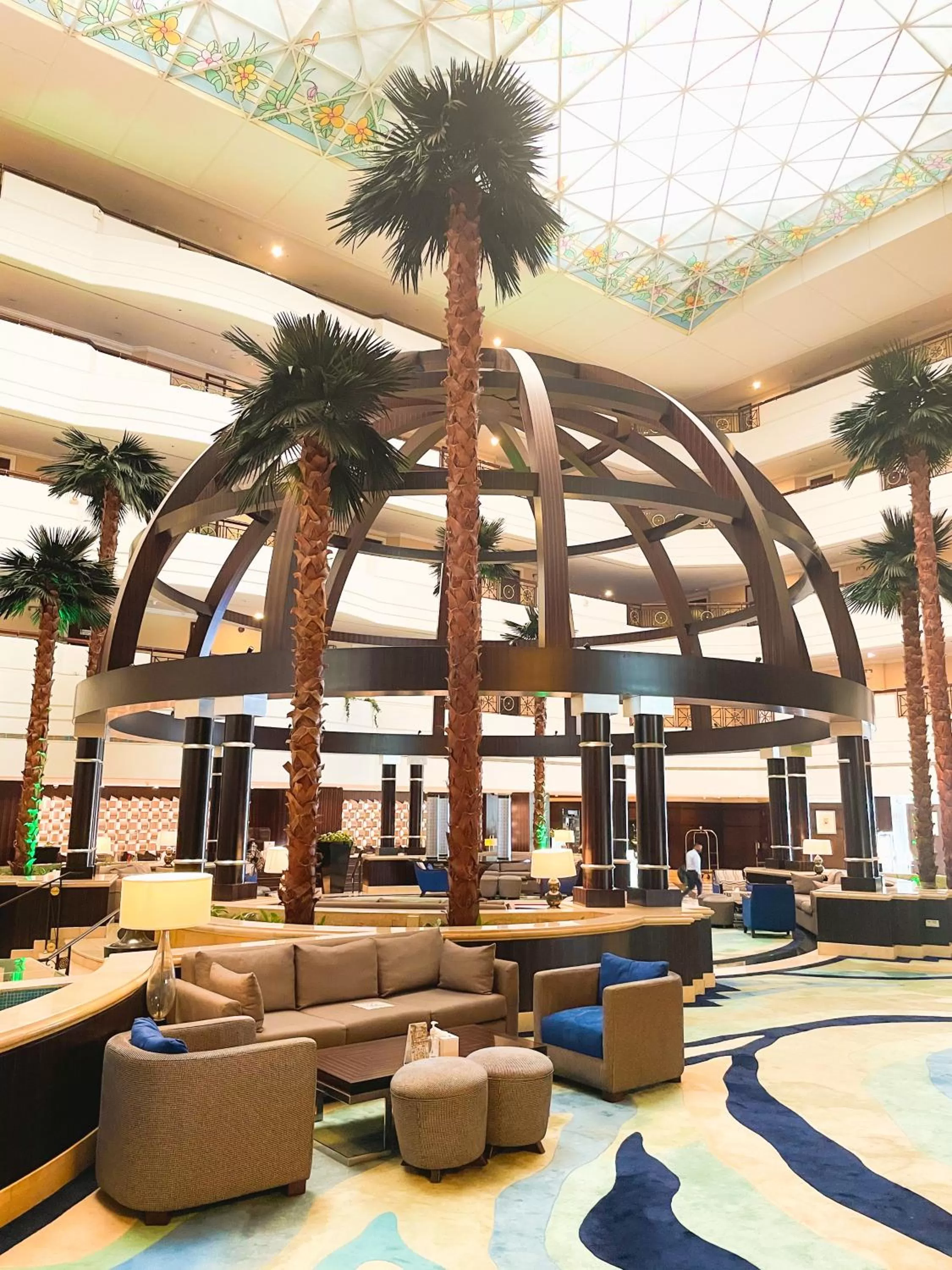 Lobby or reception in Mövenpick Grand Al Bustan