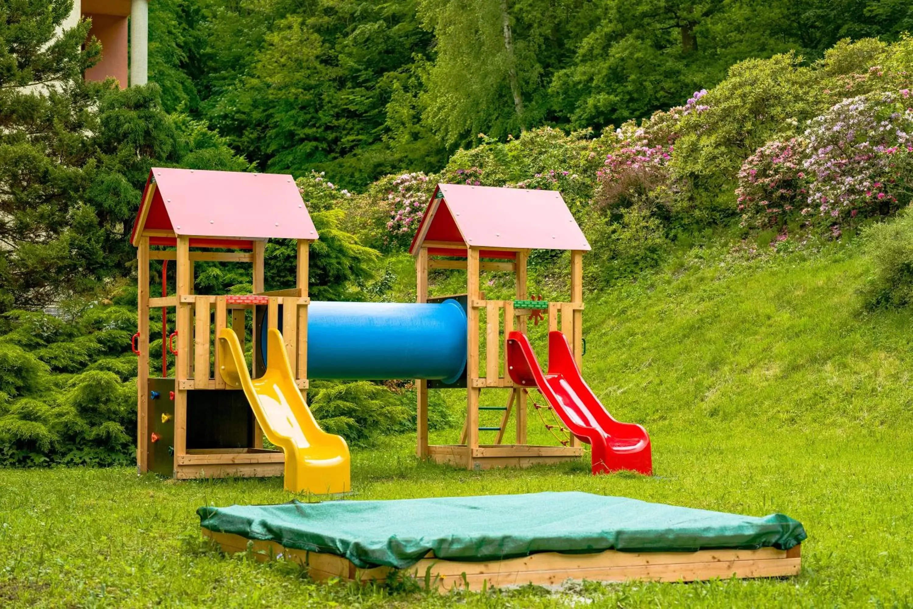 Children play ground, Children's Play Area in Spa Resort Sanssouci