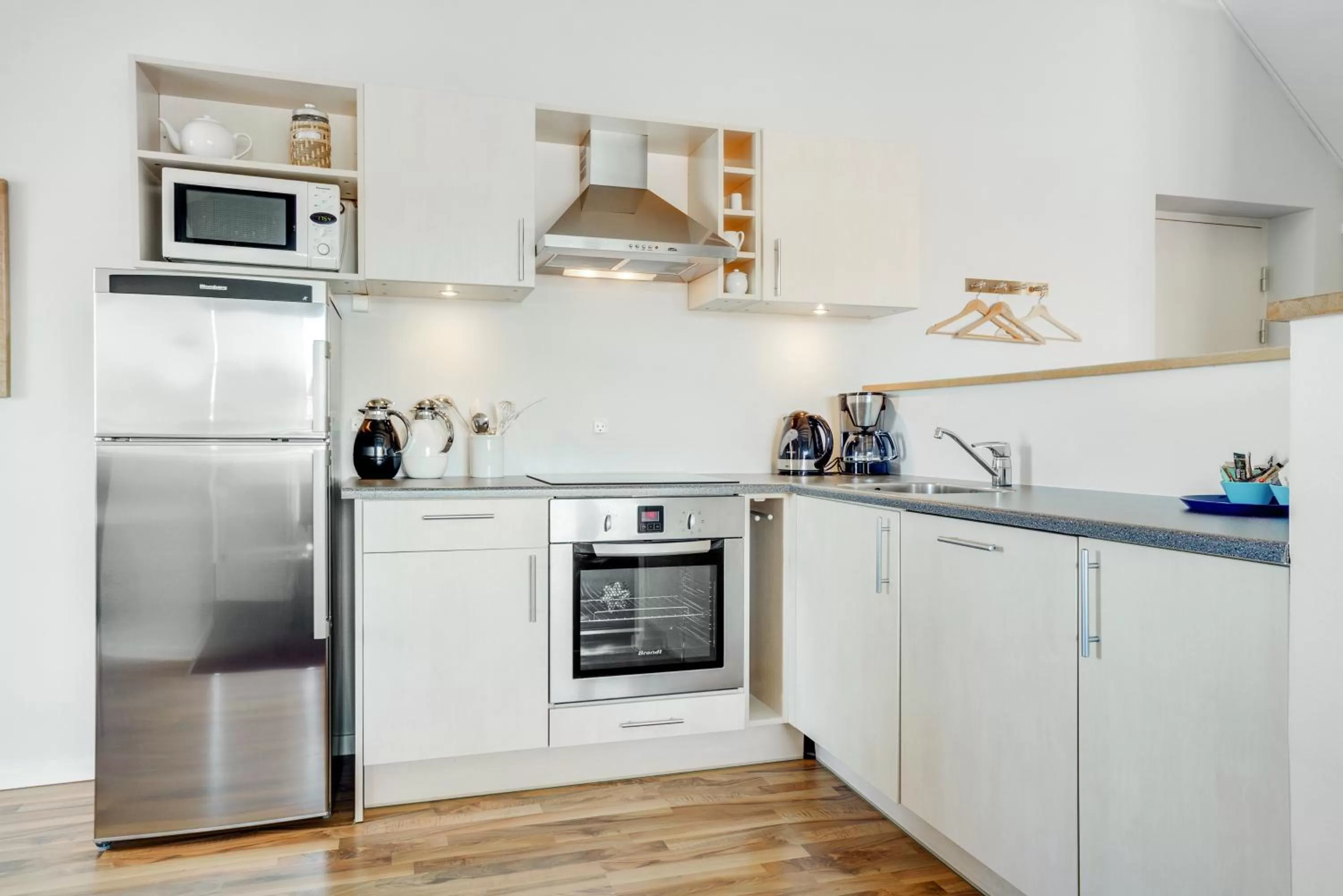 Kitchen or kitchenette in Skagen Harbour Hotel