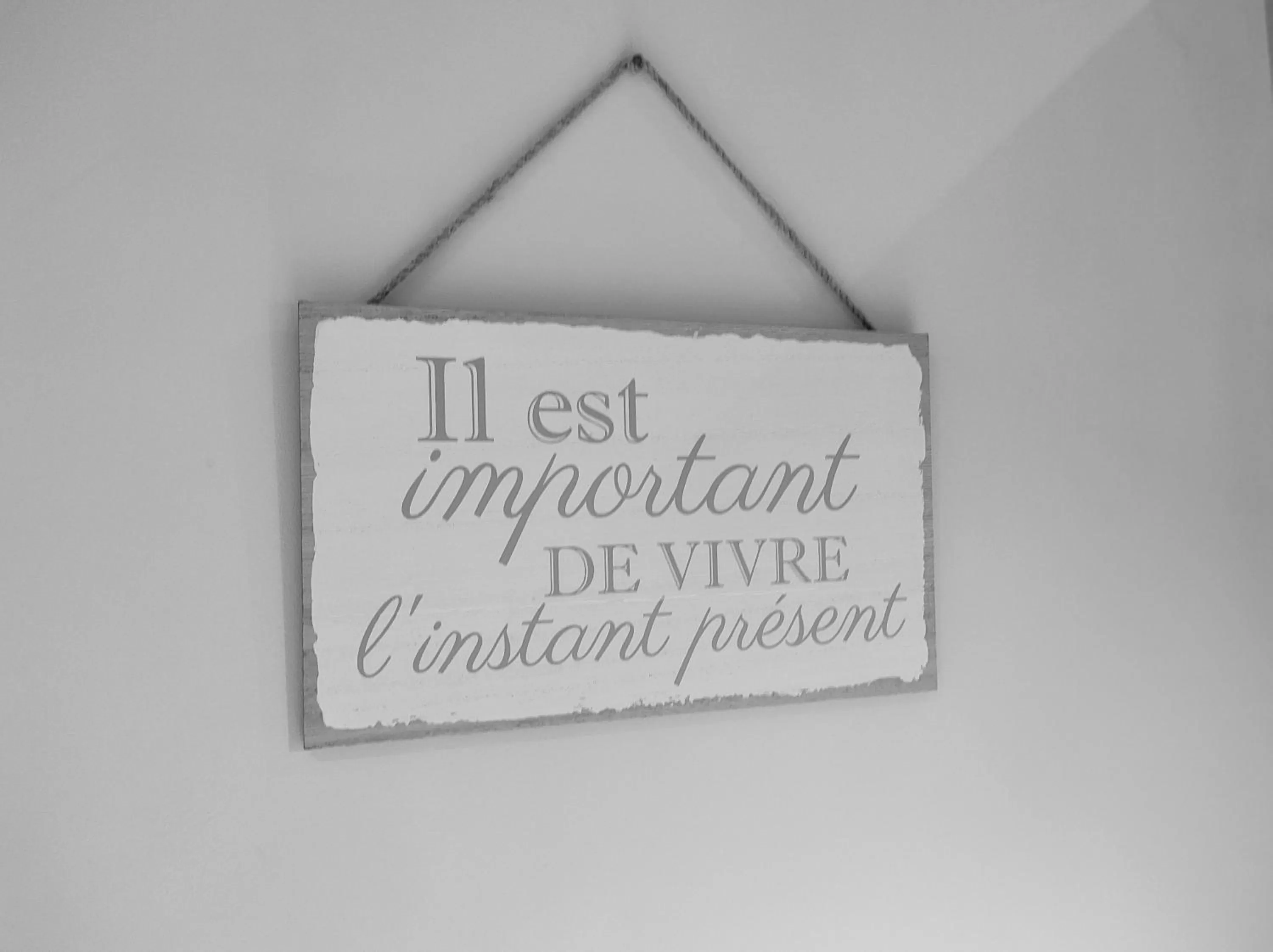 Text overlay in Escale et bien-être