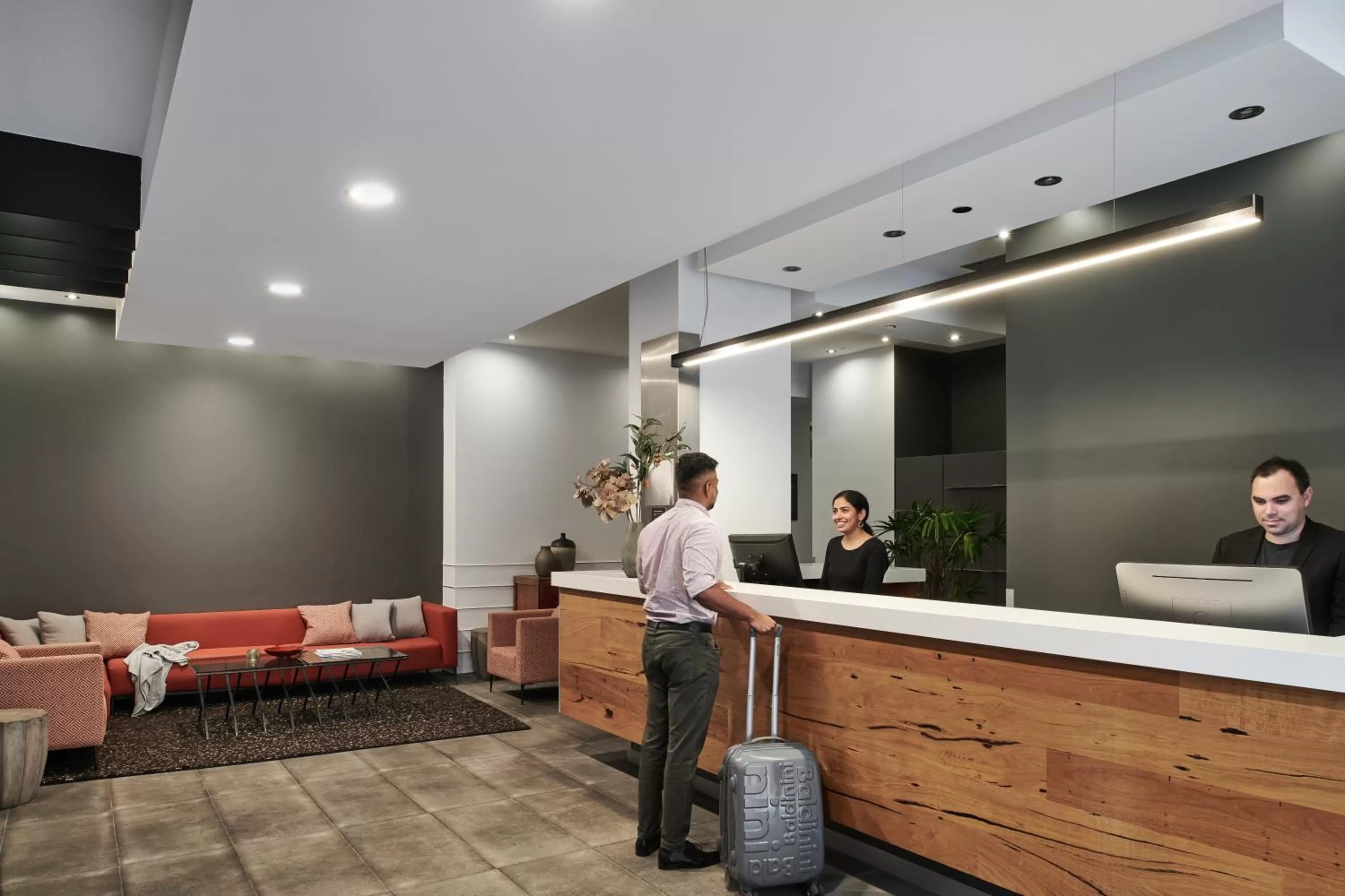 Lobby or reception in Punthill Apartment Hotel - Little Bourke