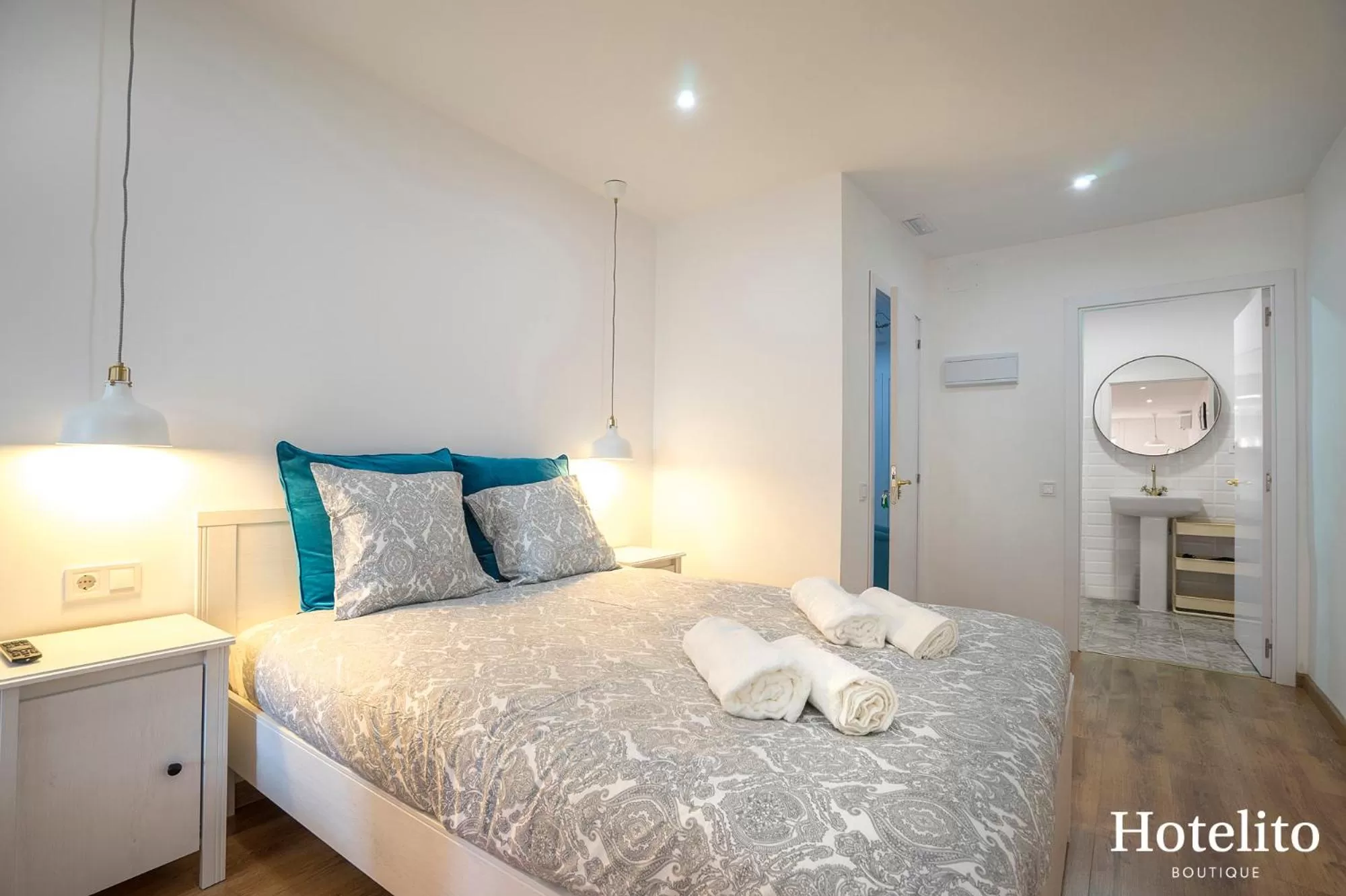 Bed in Hotelito Boutique Mercat