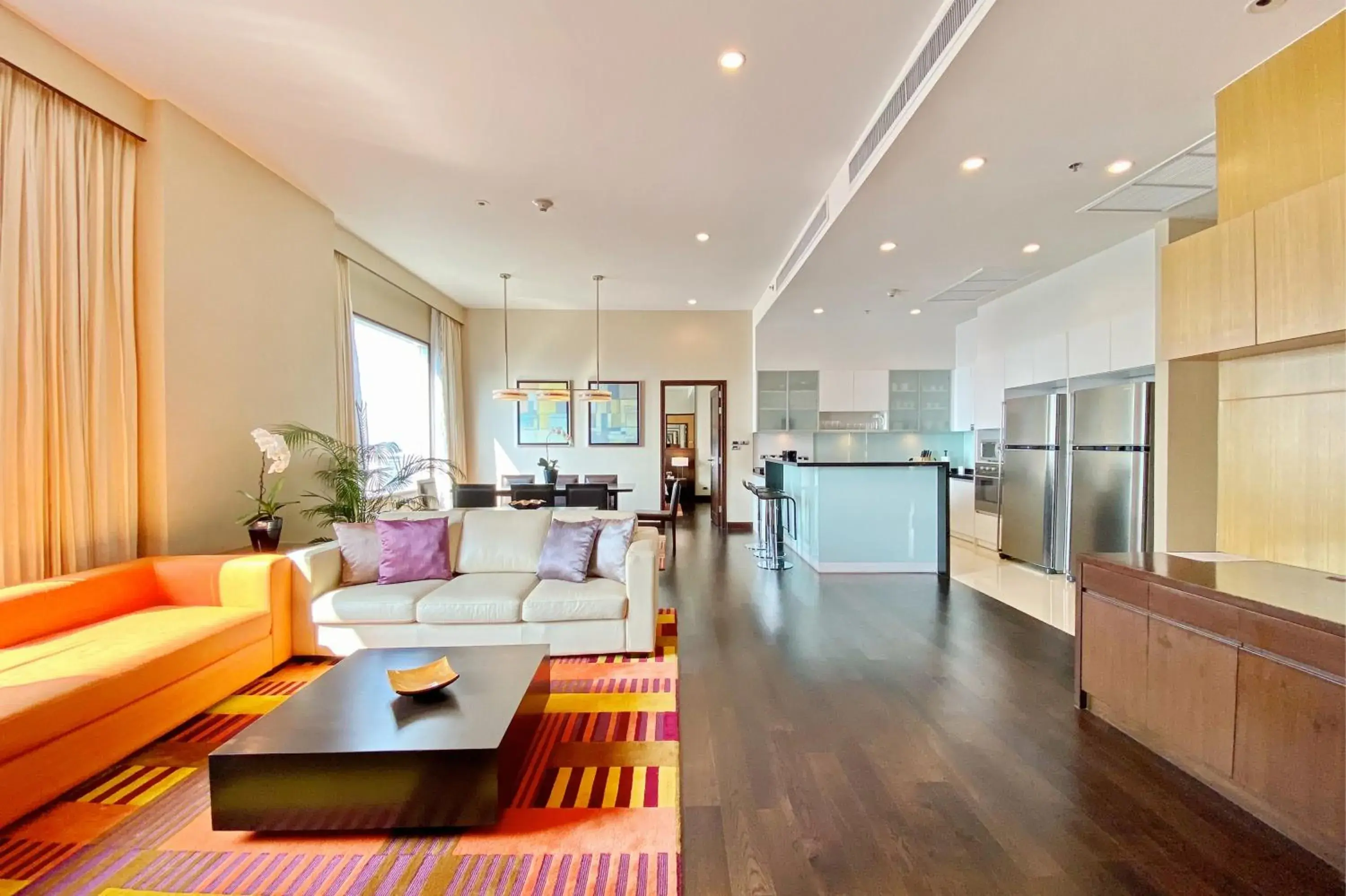 Living room in Marriott Executive Apartments Sukhumvit Park
