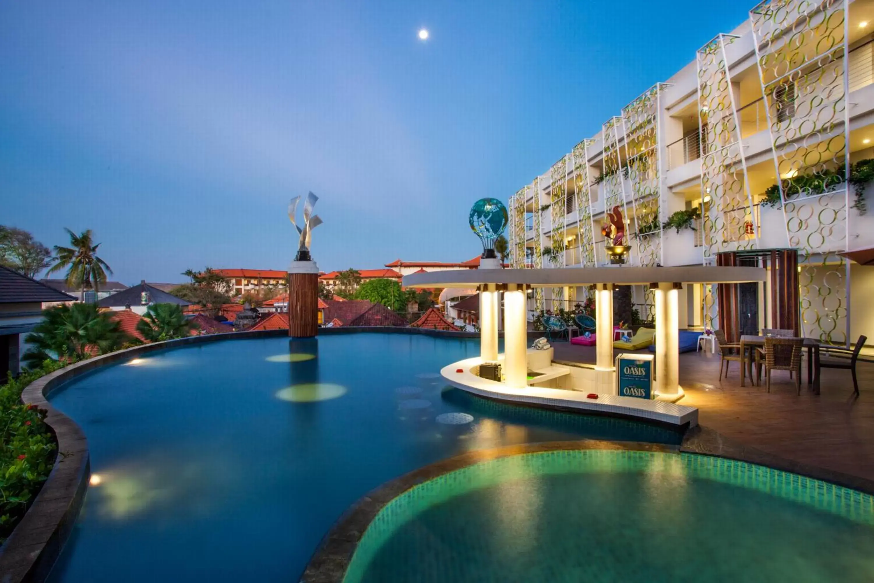 Balcony/Terrace, Swimming Pool in Ion Bali Benoa