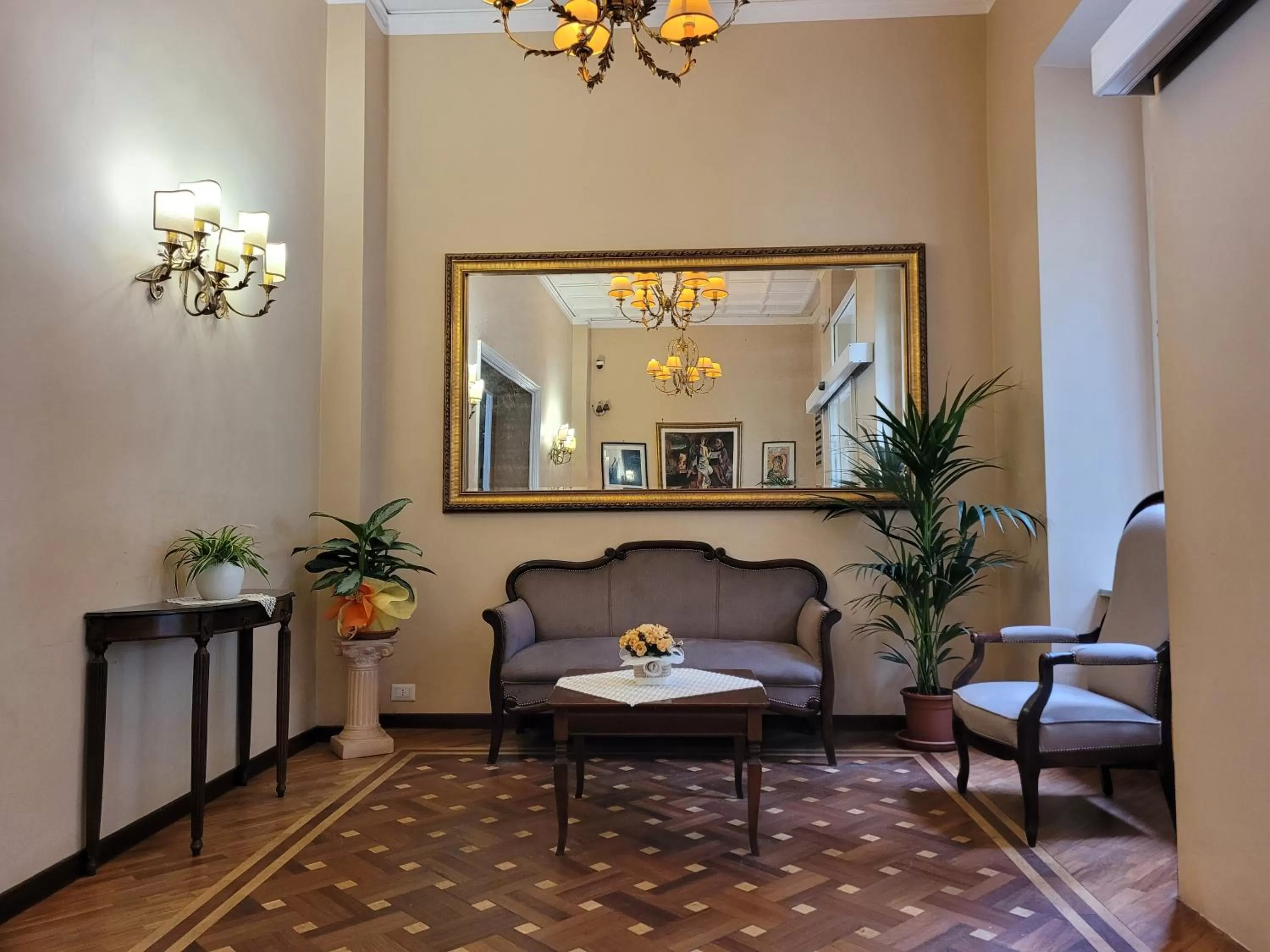 Lobby or reception in Hotel Villa Aricia