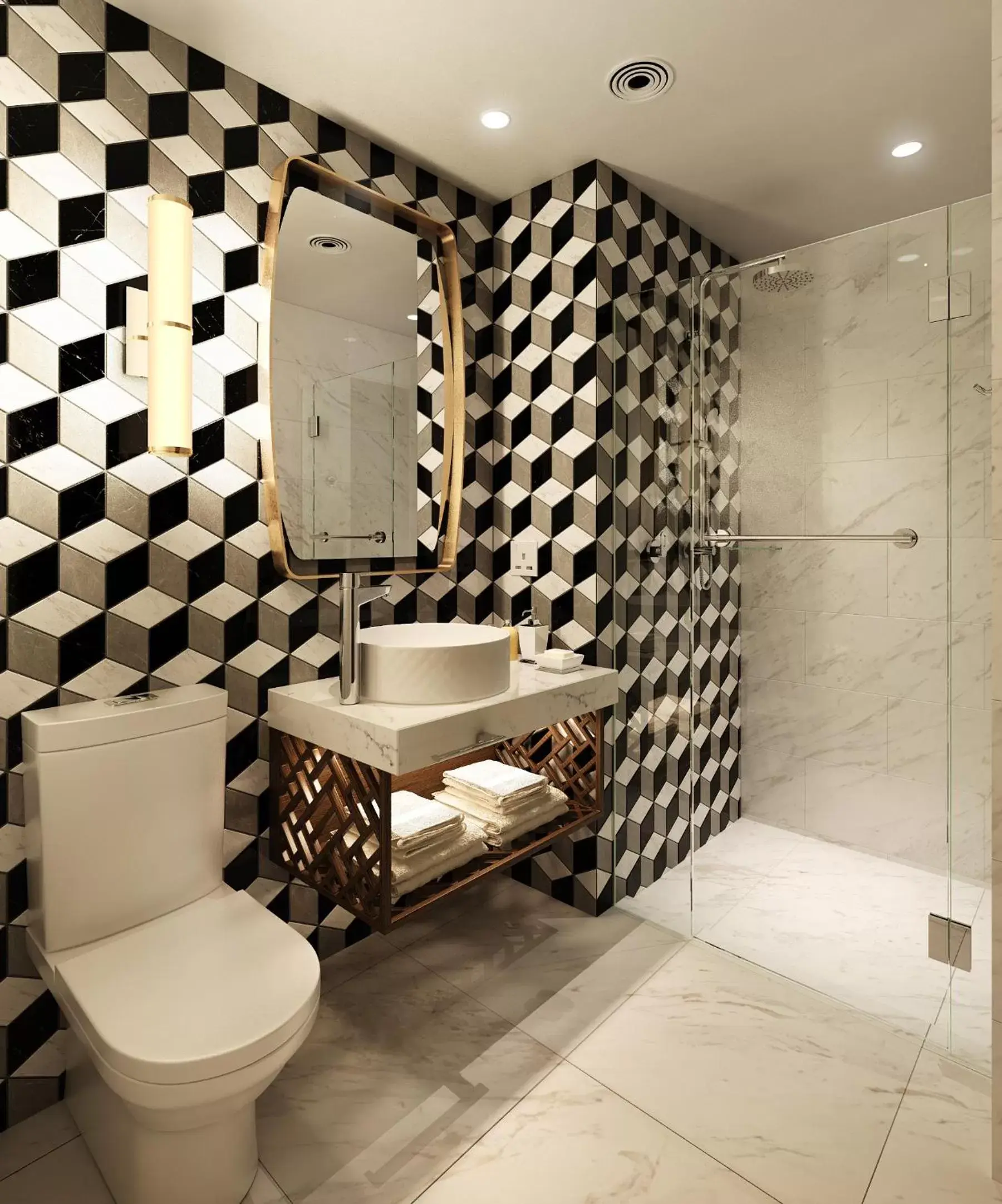 Bathroom in Swiss-Belboutique Napier