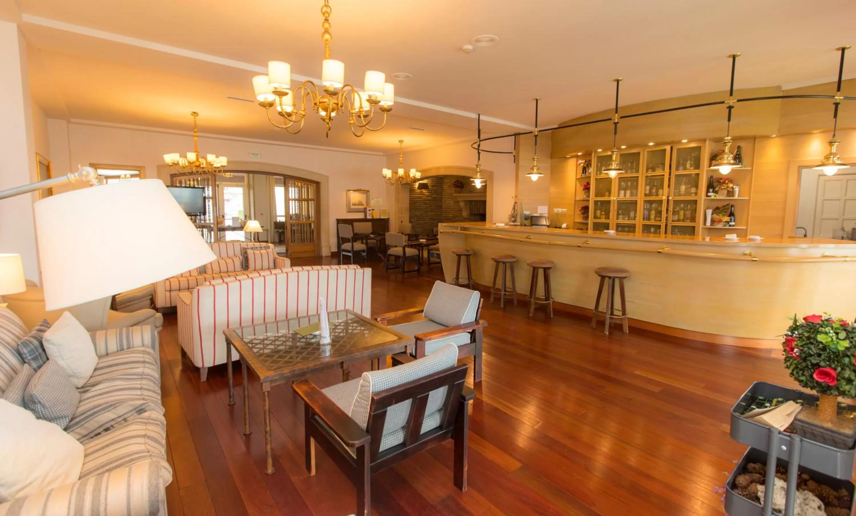 Lounge or bar in Parador de Ribadeo