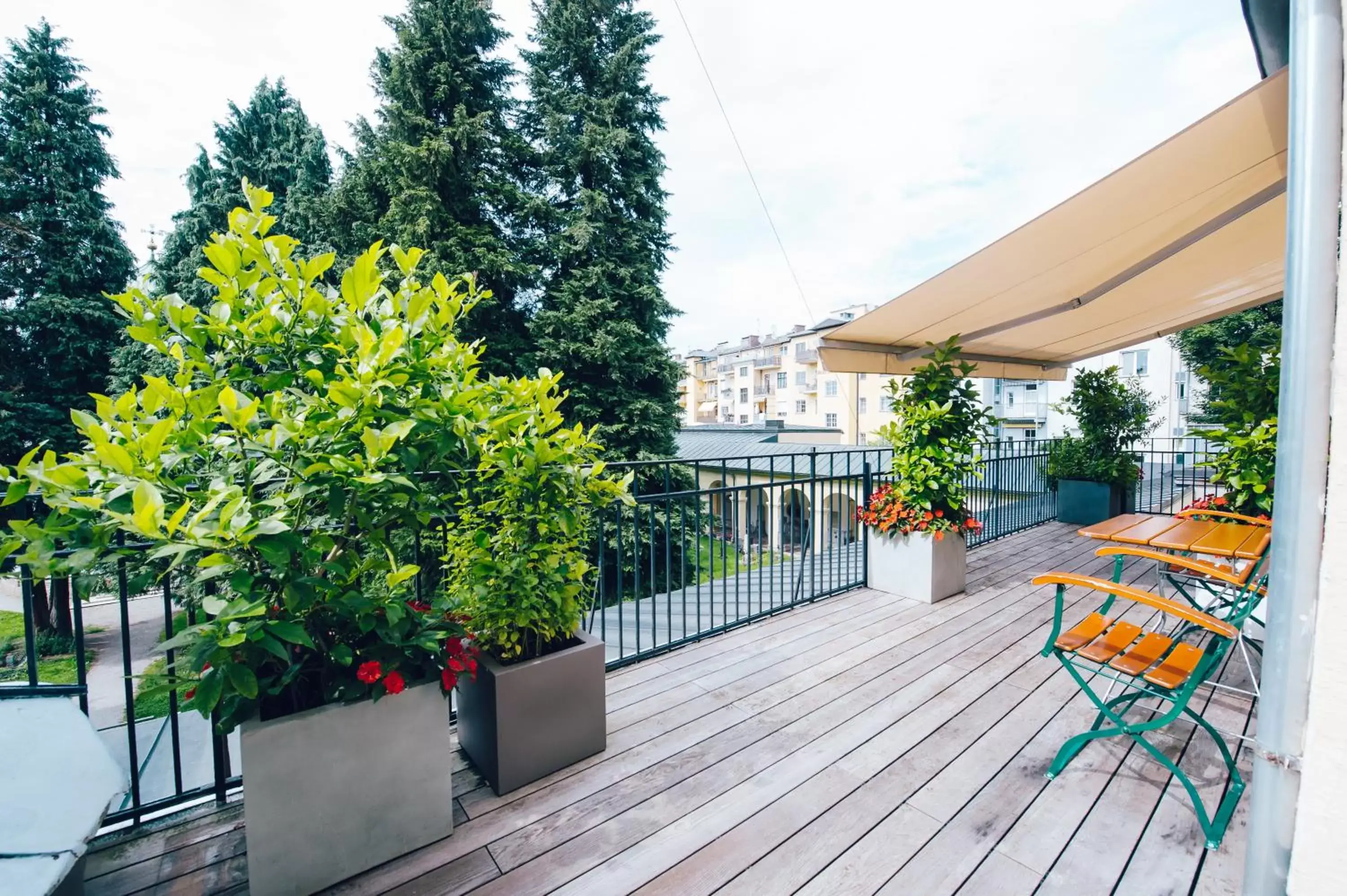 Balcony/Terrace in Boutiquehotel Amadeus