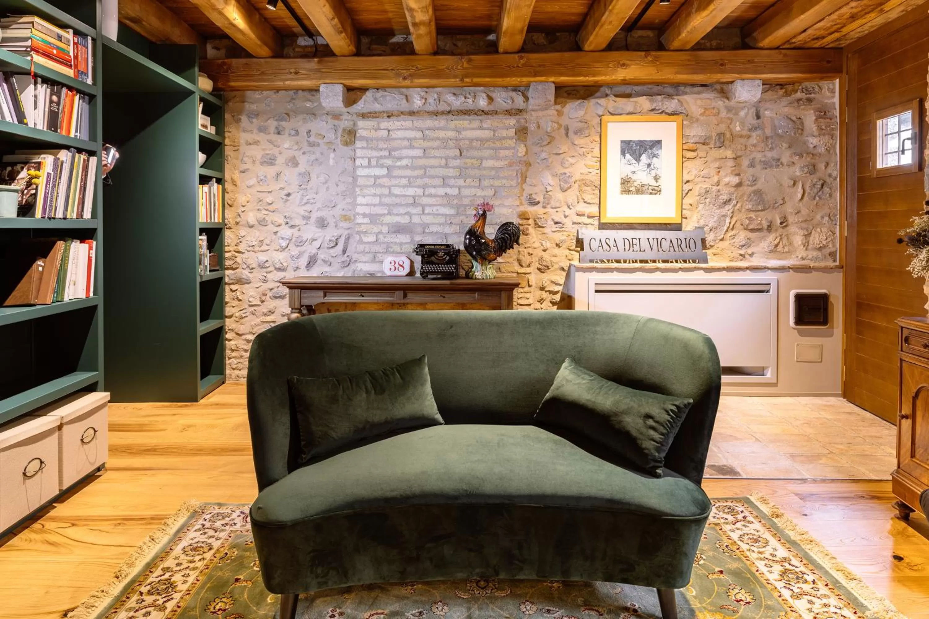 Lobby or reception in B&B Casa del Vicario