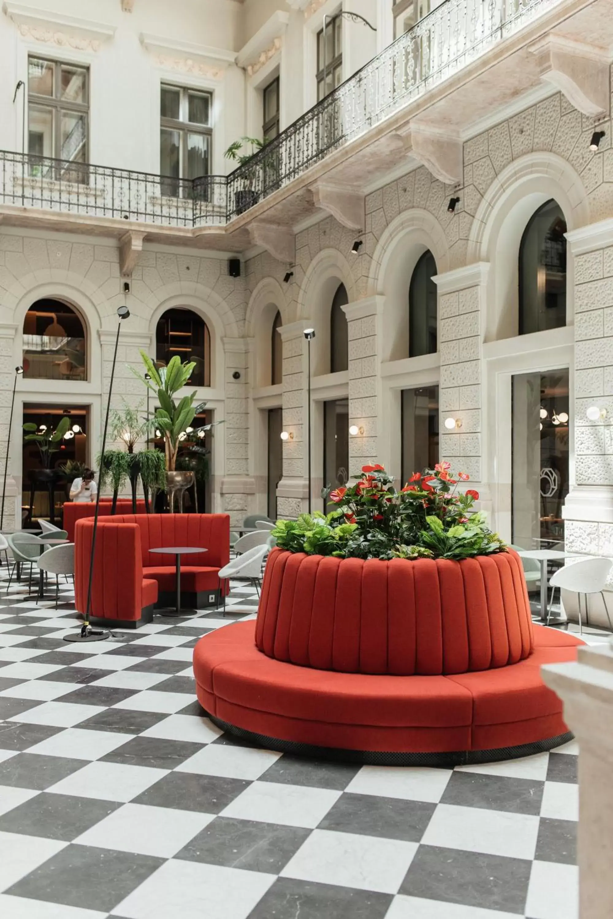 Lobby or reception in Hotel Oktogon Haggenmacher
