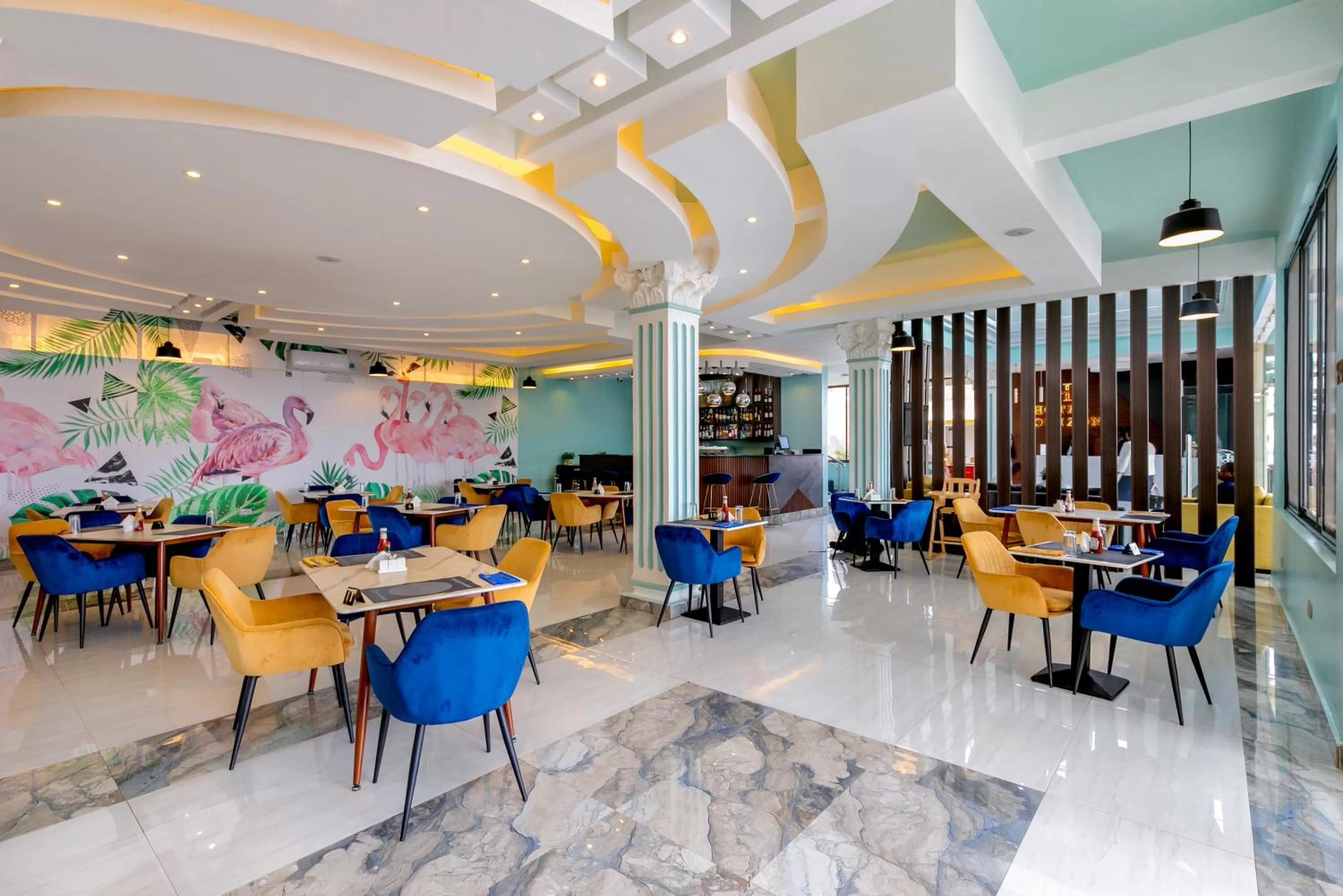 Restaurant/places to eat in Hotel Horizon Entebbe