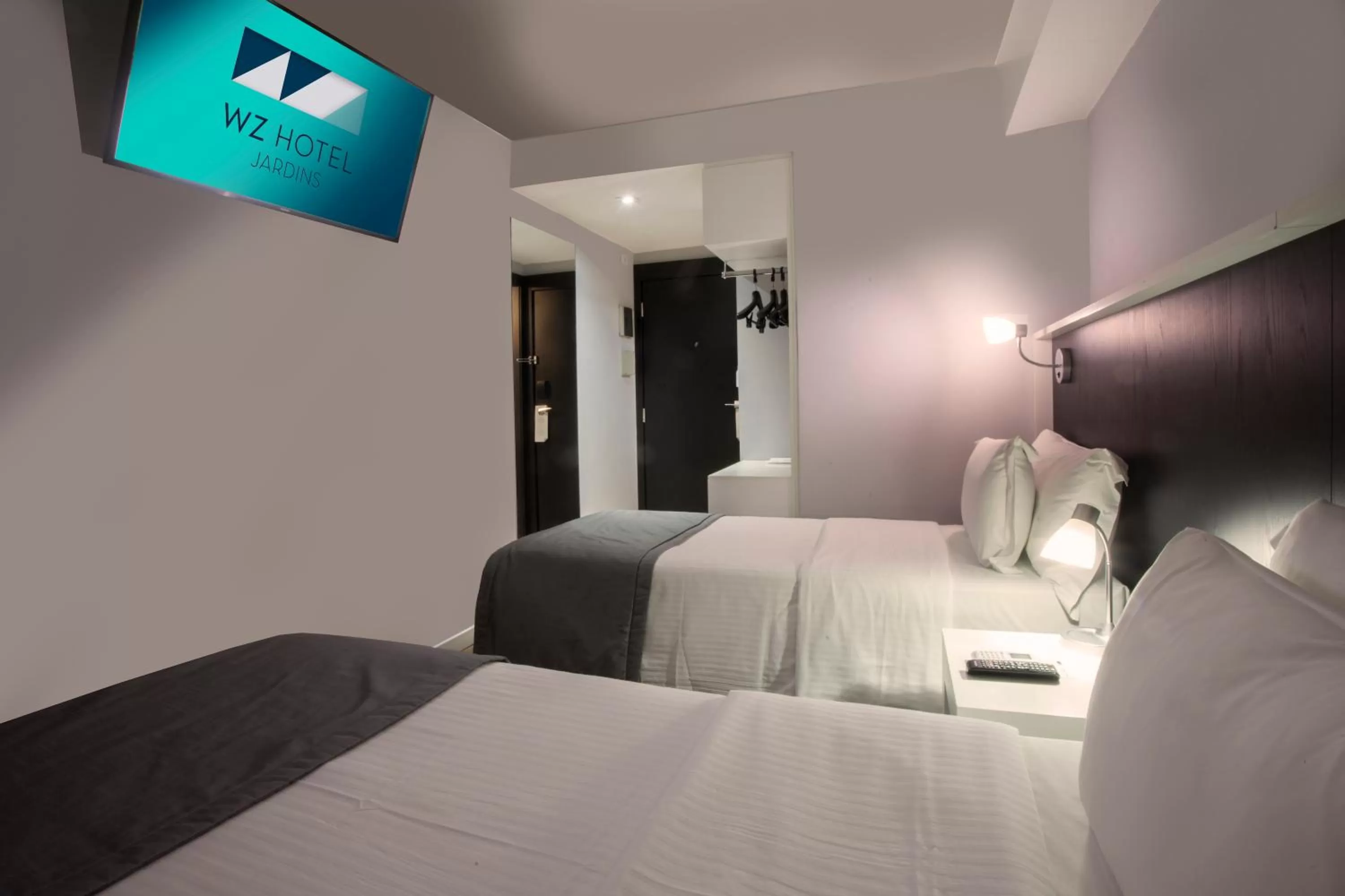 Bed in Hotel WZ Jardins