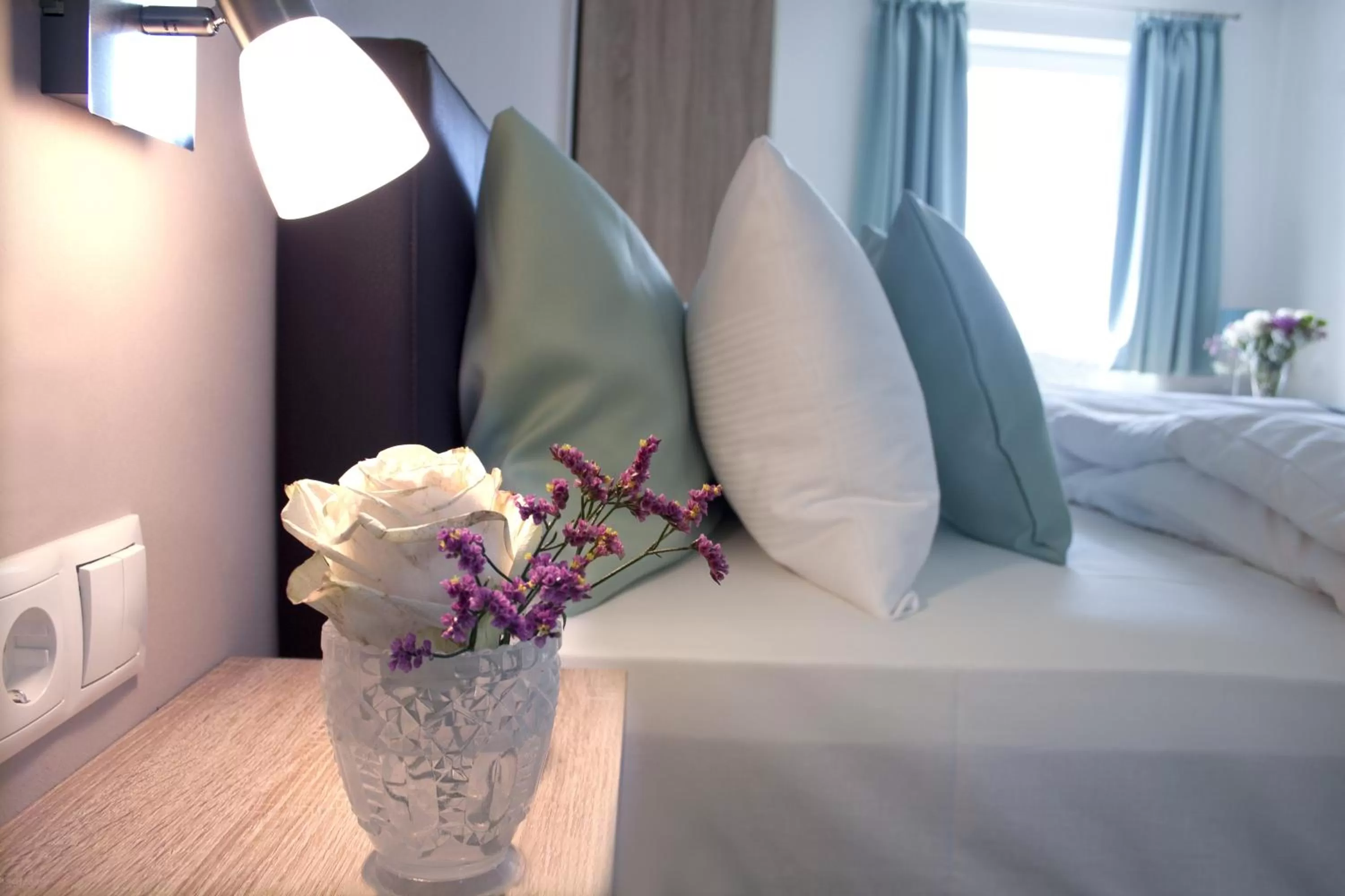 Bed in Hotel Claro Garni