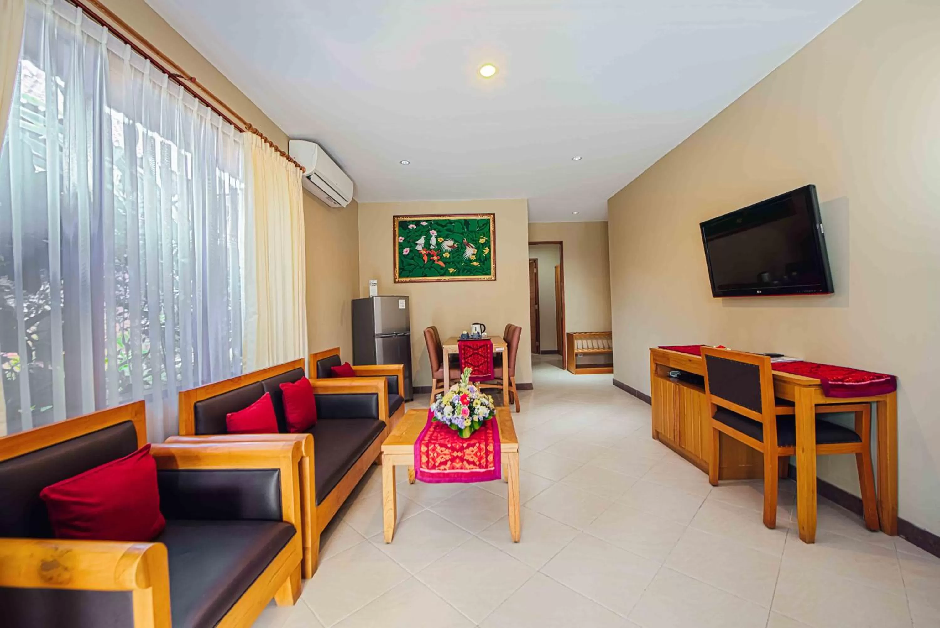 Living room in Kuta Puri Bungalows, Villas and Resort