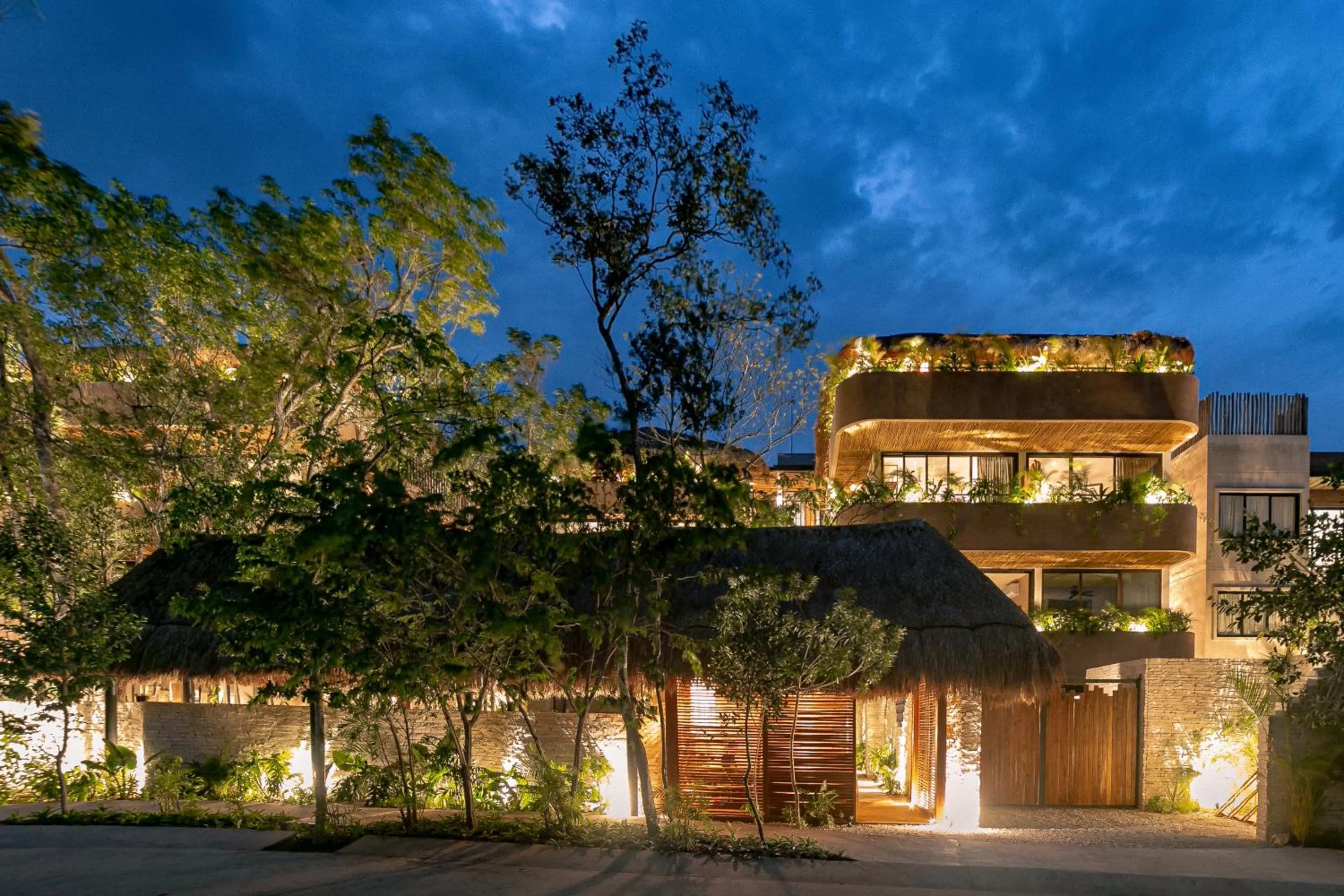 Property building in Zereno Tulum Beach Club Access